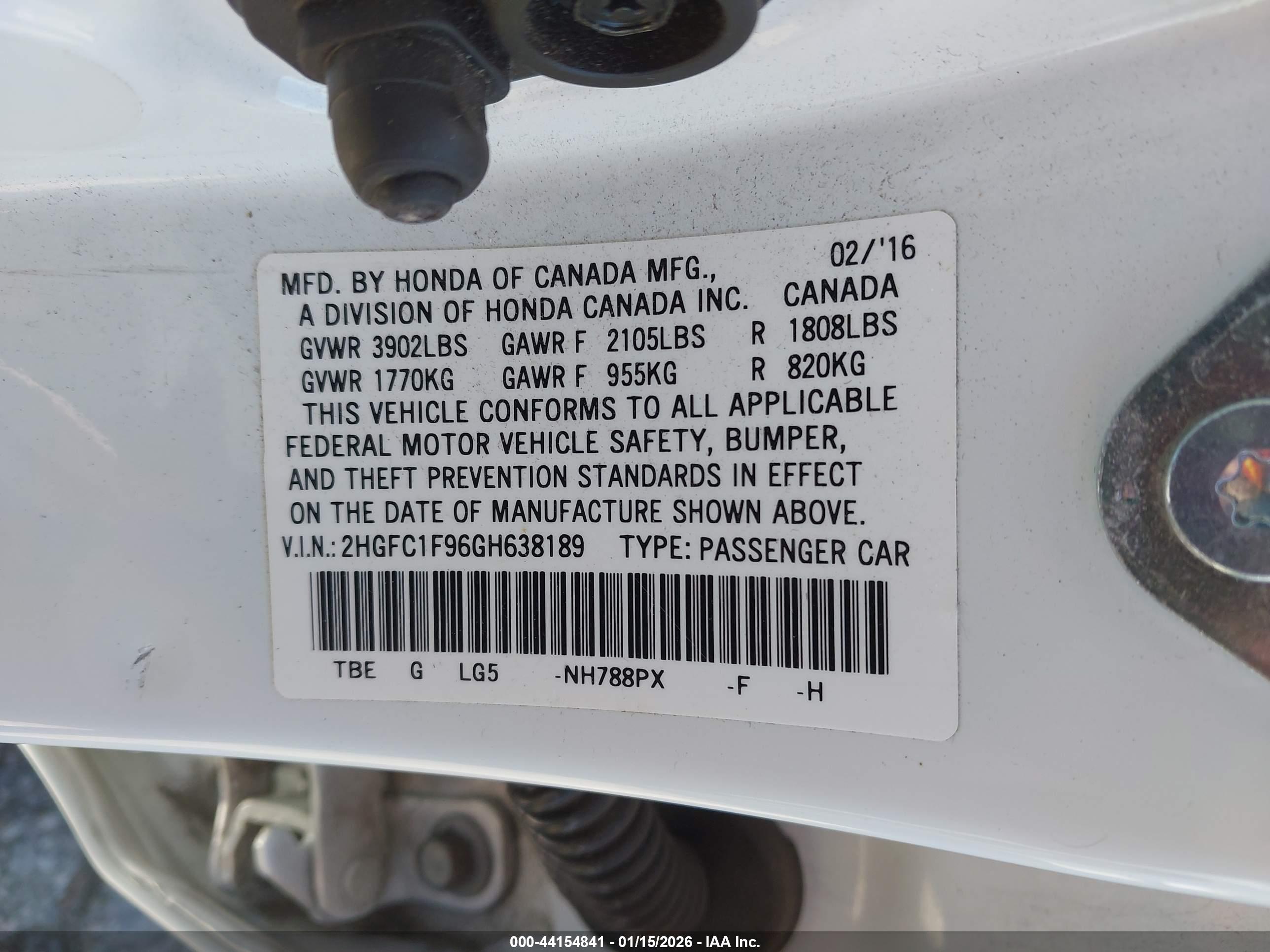 HONDA CIVIC image 9