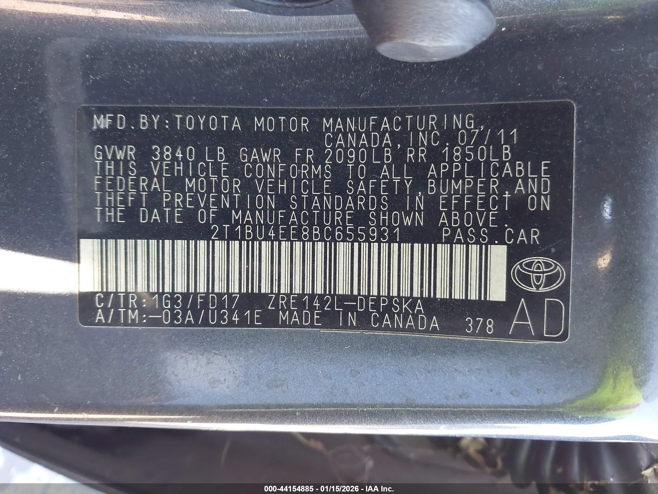 TOYOTA COROLLA image 9