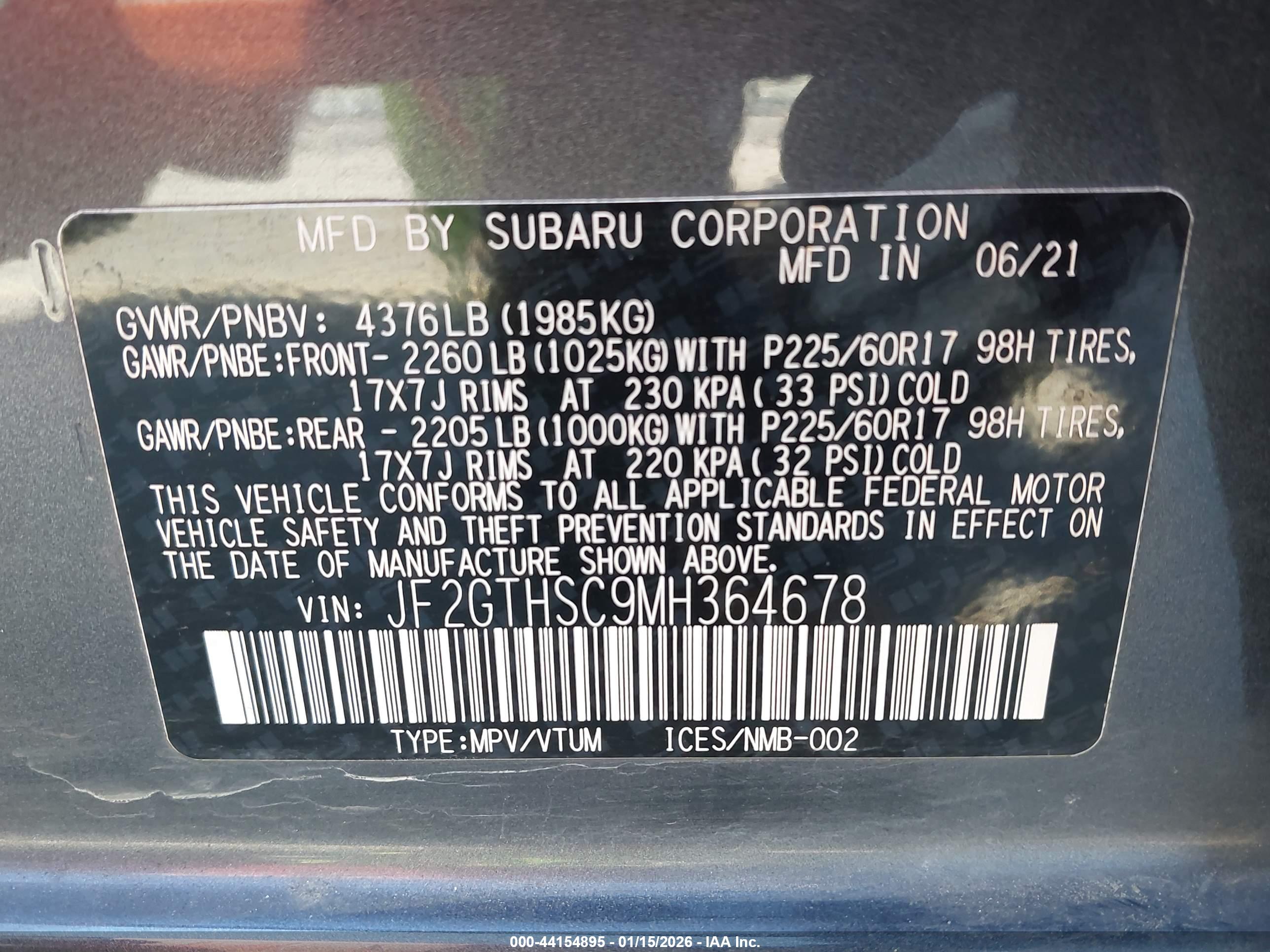 SUBARU CROSSTREK image 9