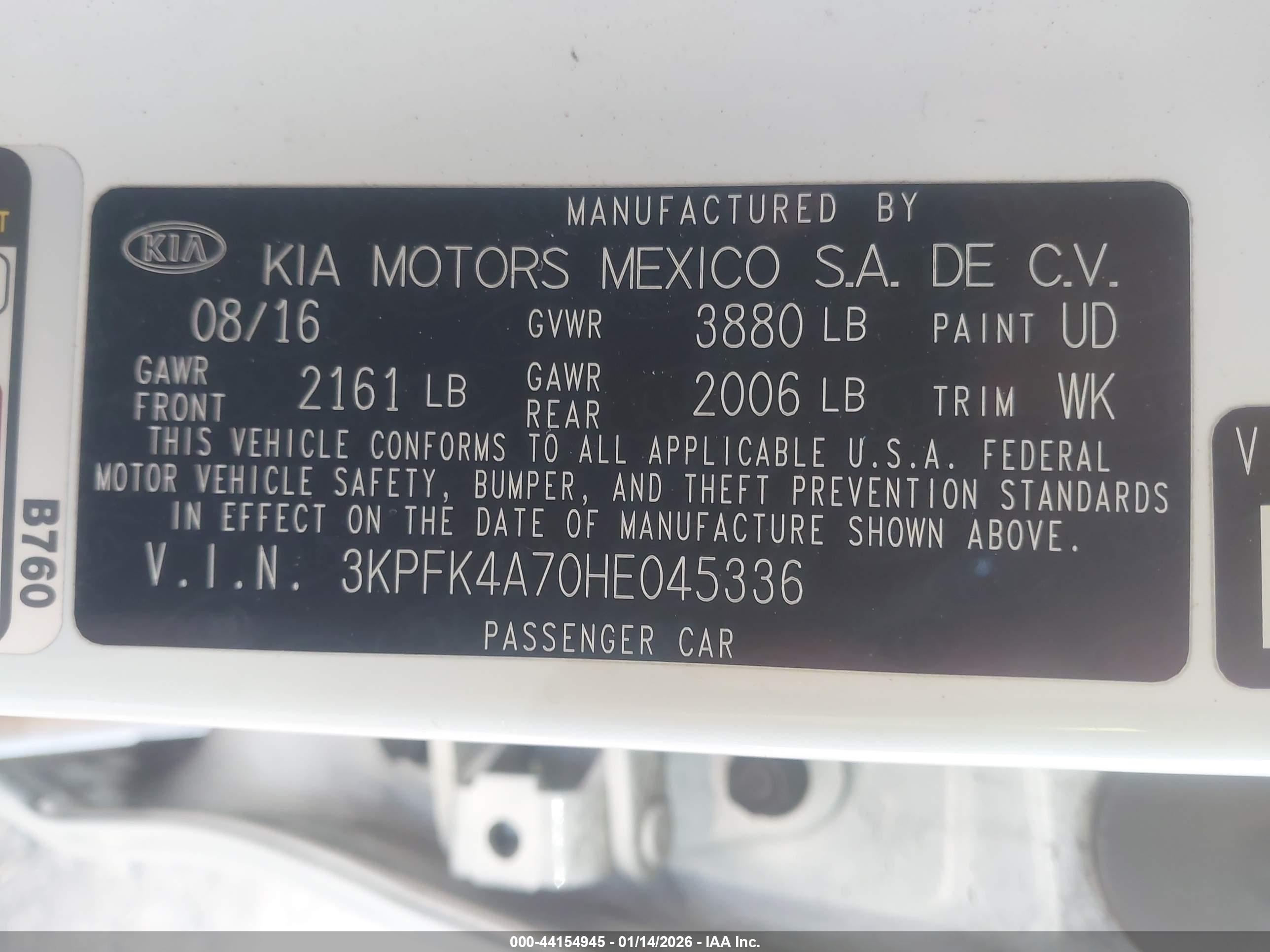 KIA FORTE image 9