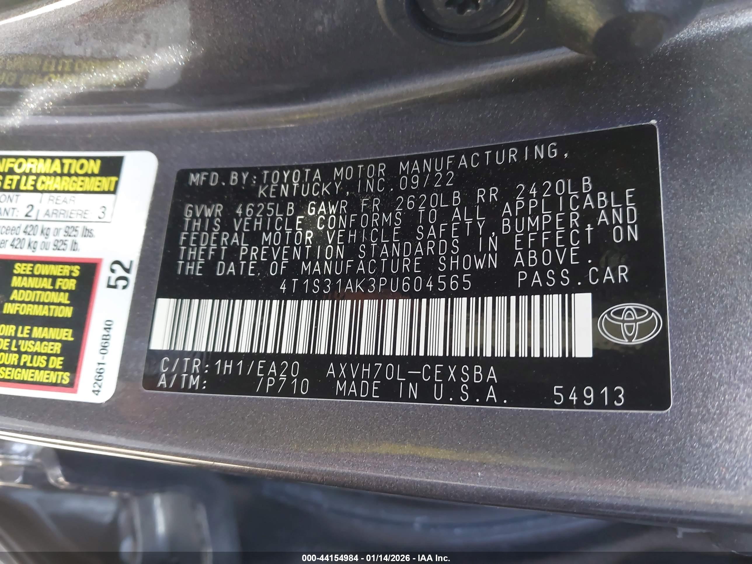 TOYOTA CAMRY image 9