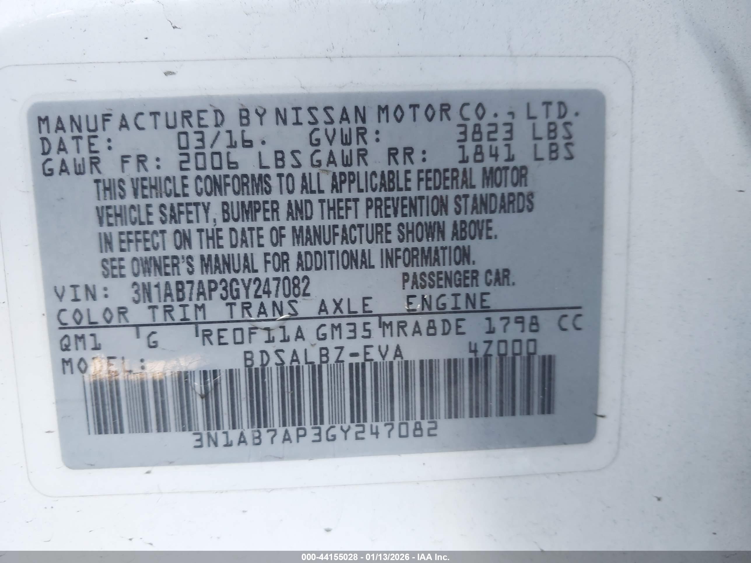 NISSAN SENTRA image 9