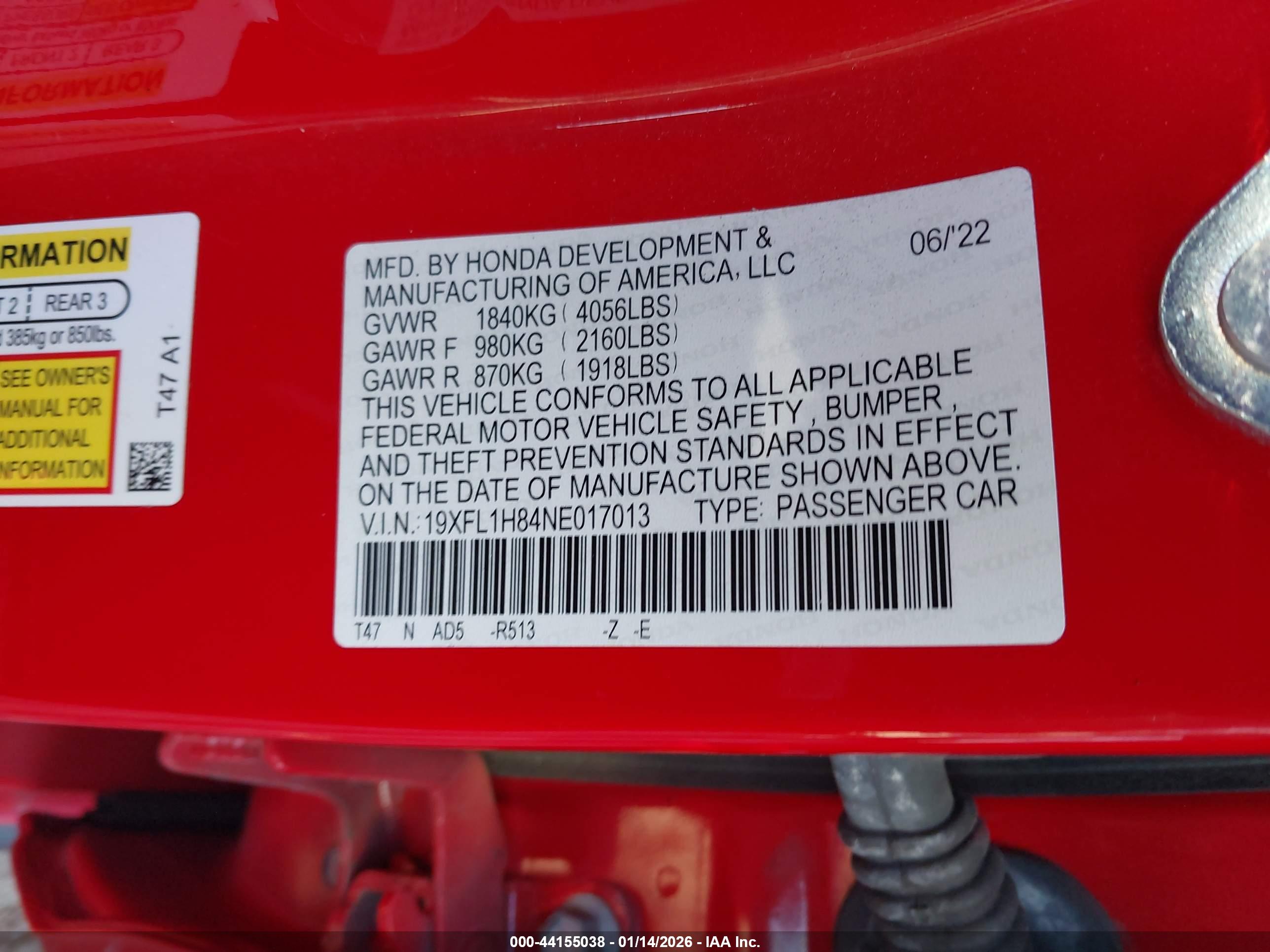 HONDA CIVIC image 9