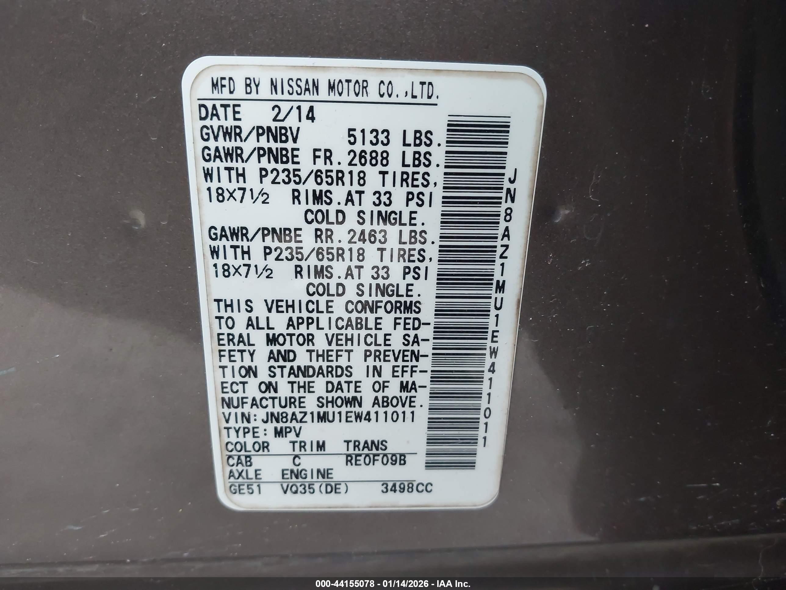 NISSAN MURANO image 9