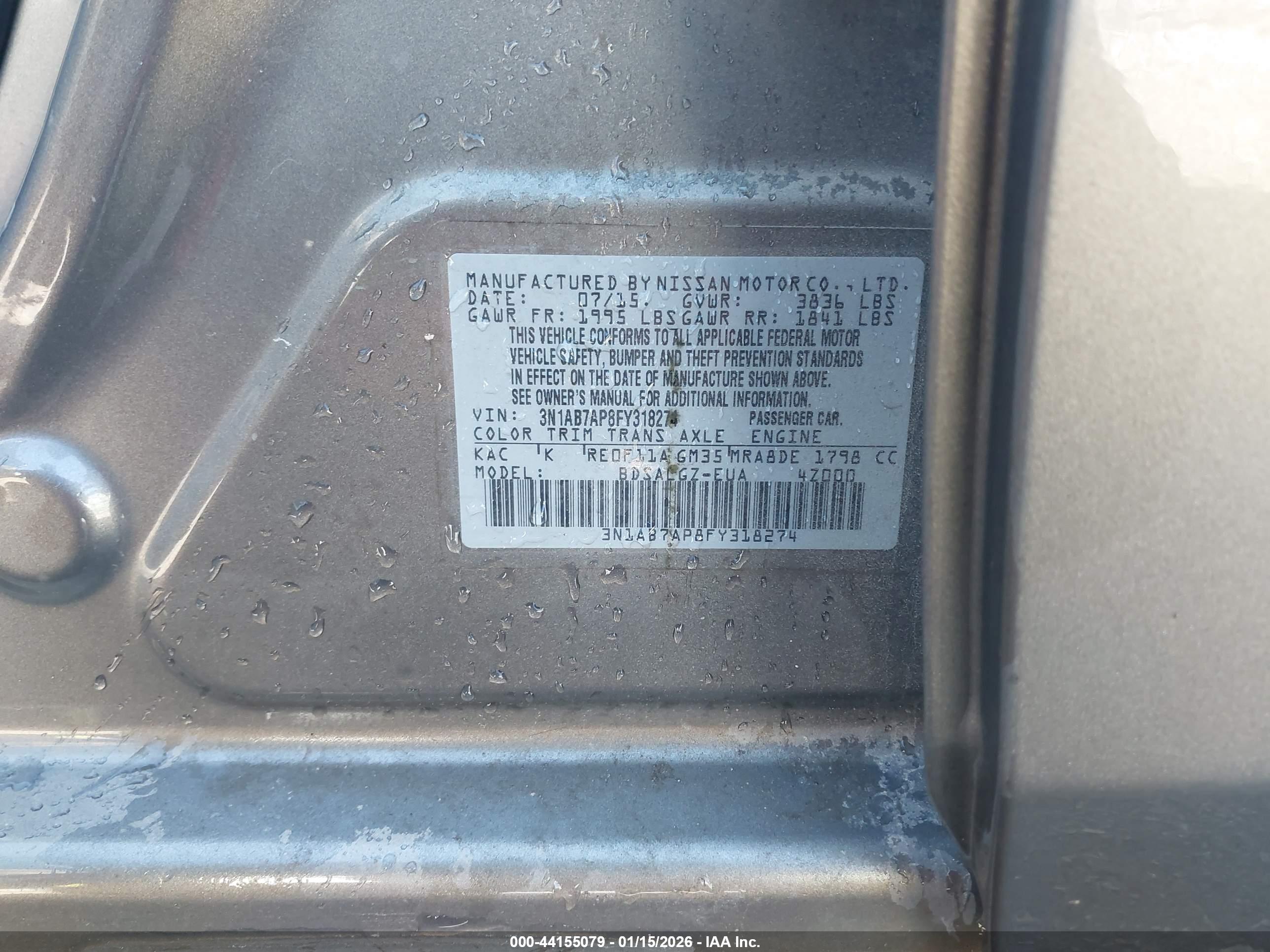 NISSAN SENTRA image 9