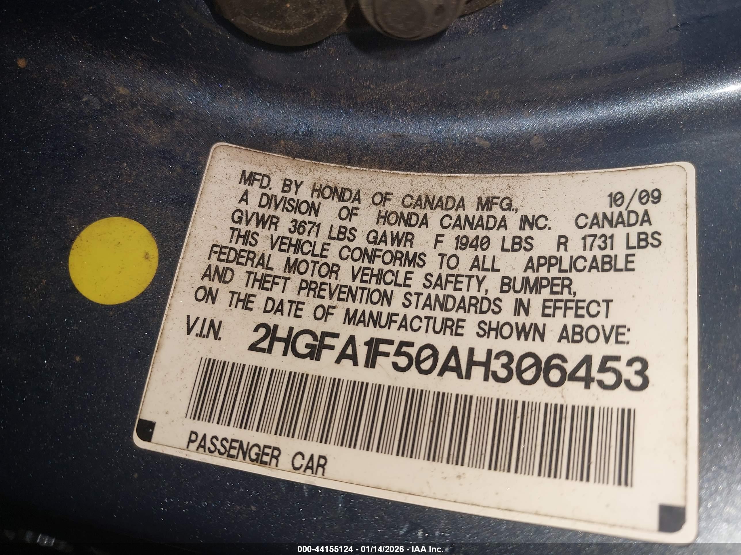 HONDA CIVIC image 9
