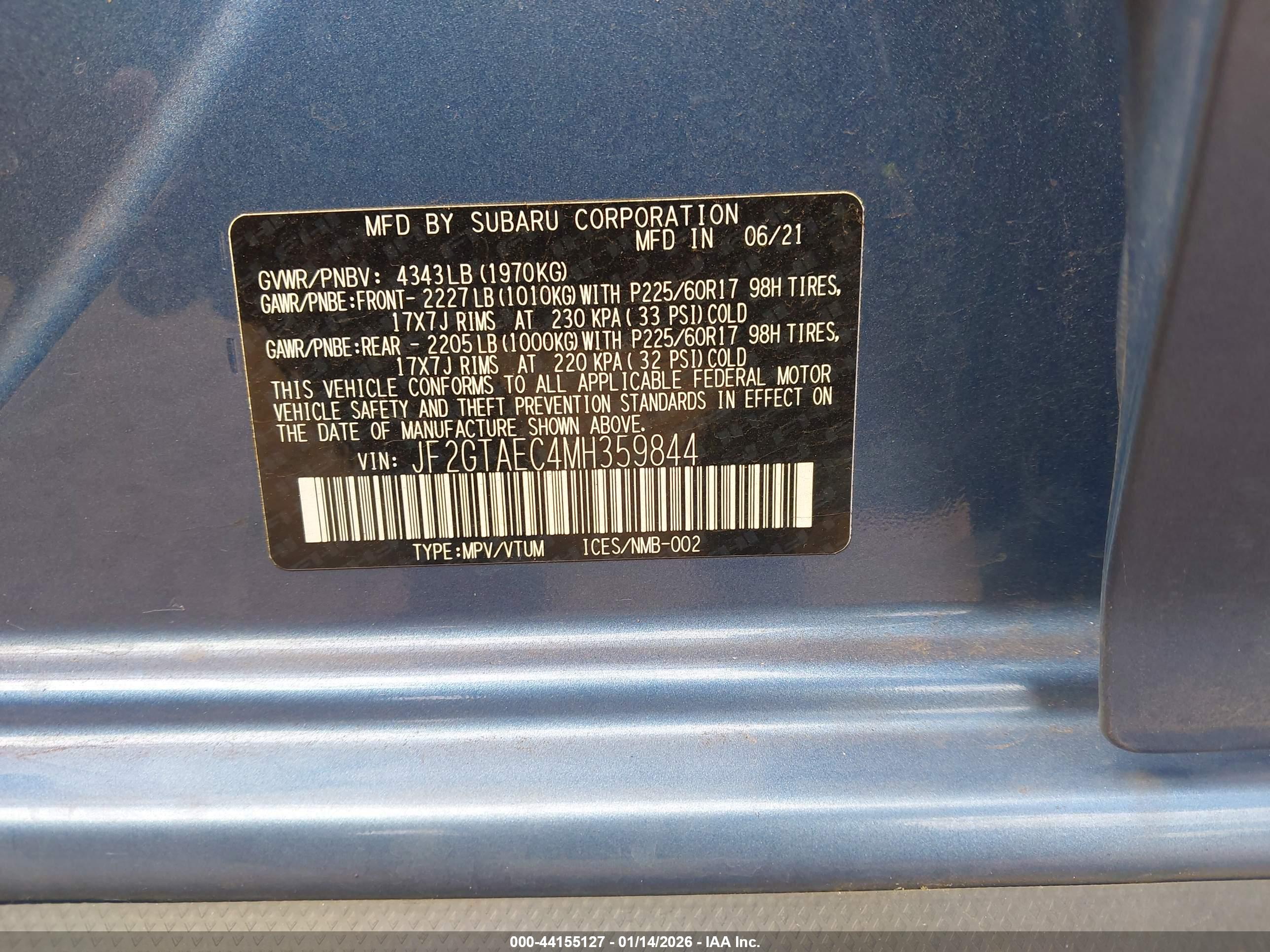 SUBARU CROSSTREK image 9