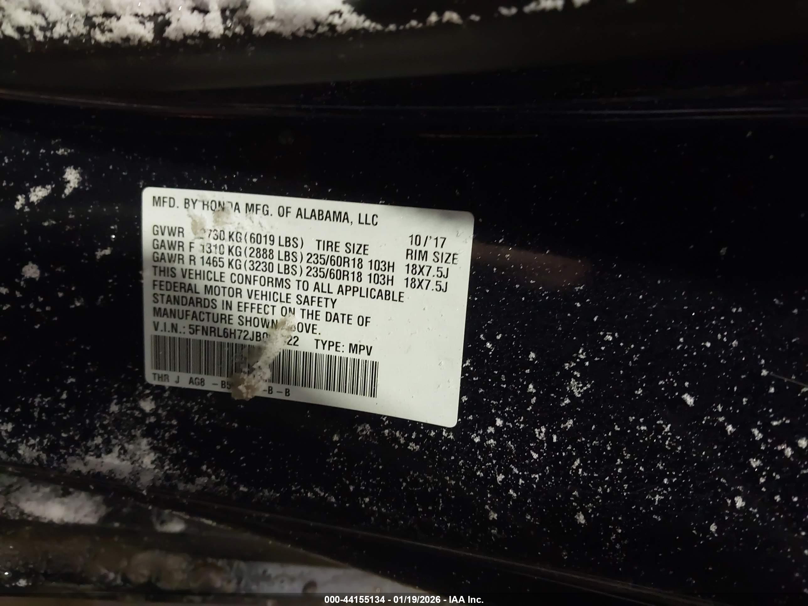 HONDA ODYSSEY image 9