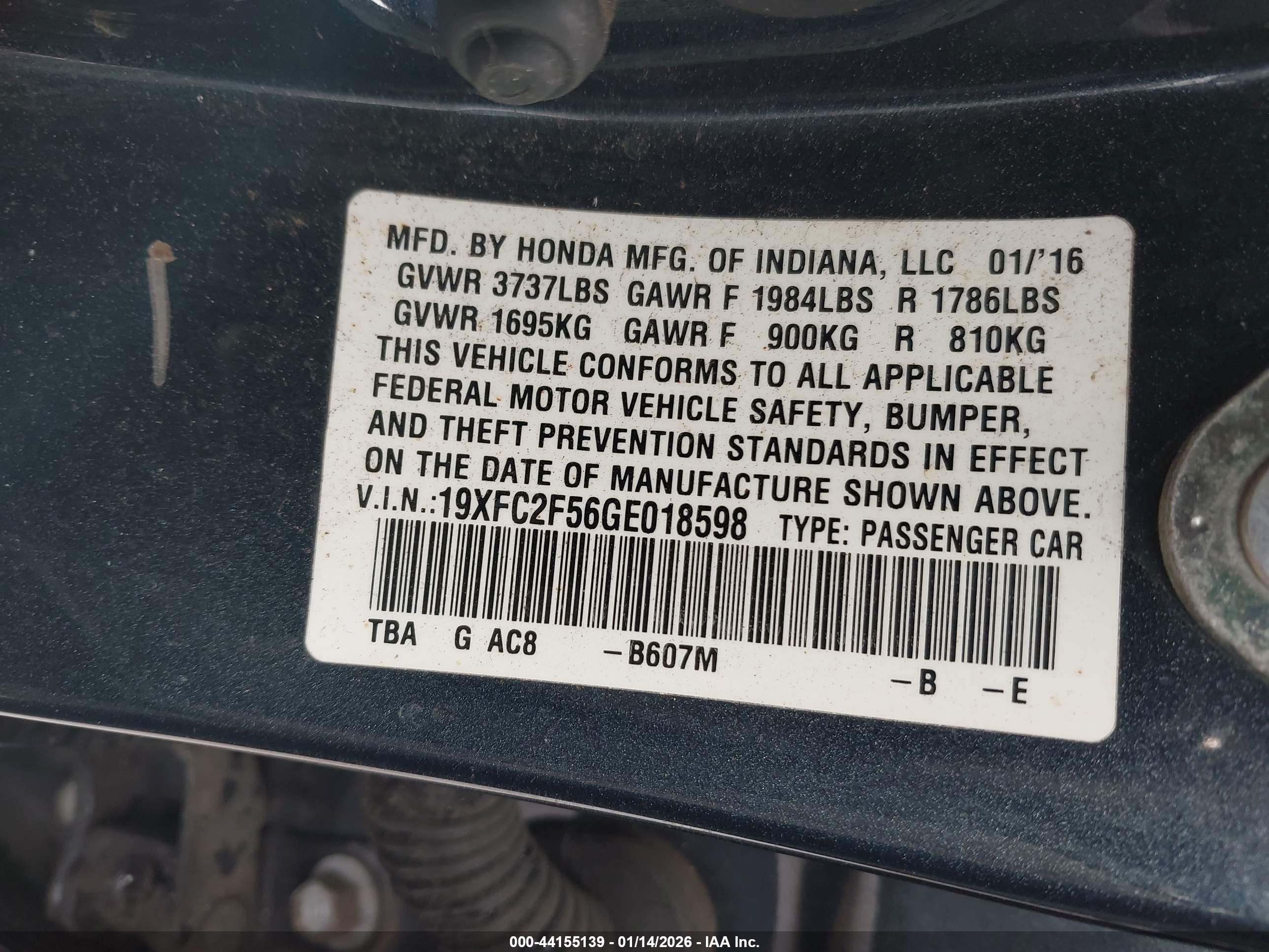 HONDA CIVIC image 9