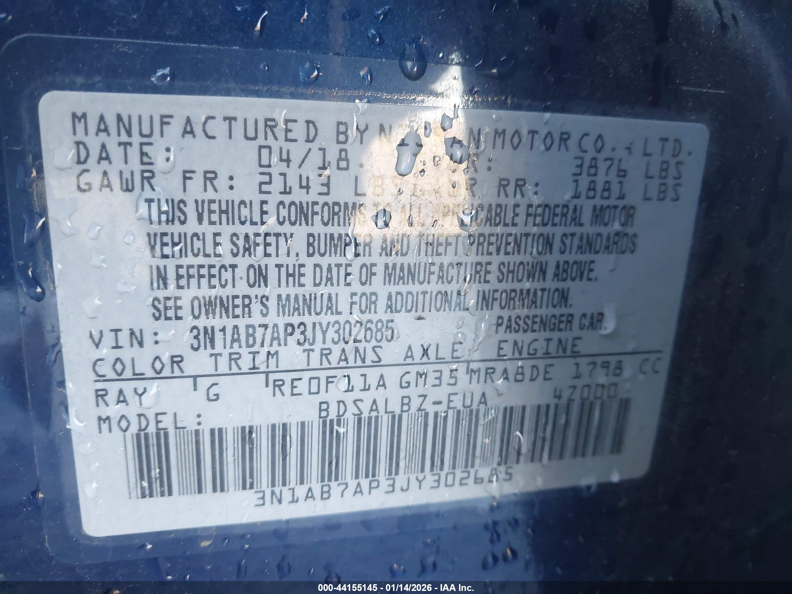 NISSAN SENTRA image 9
