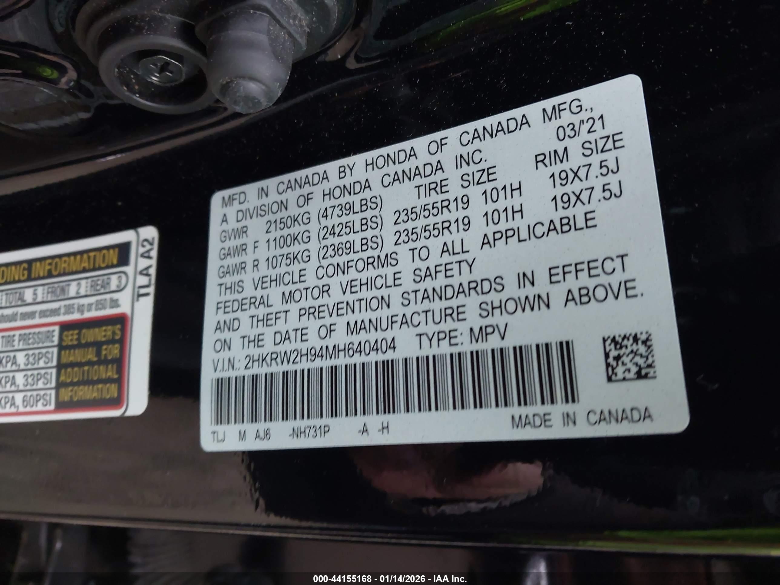 HONDA CR-V image 9