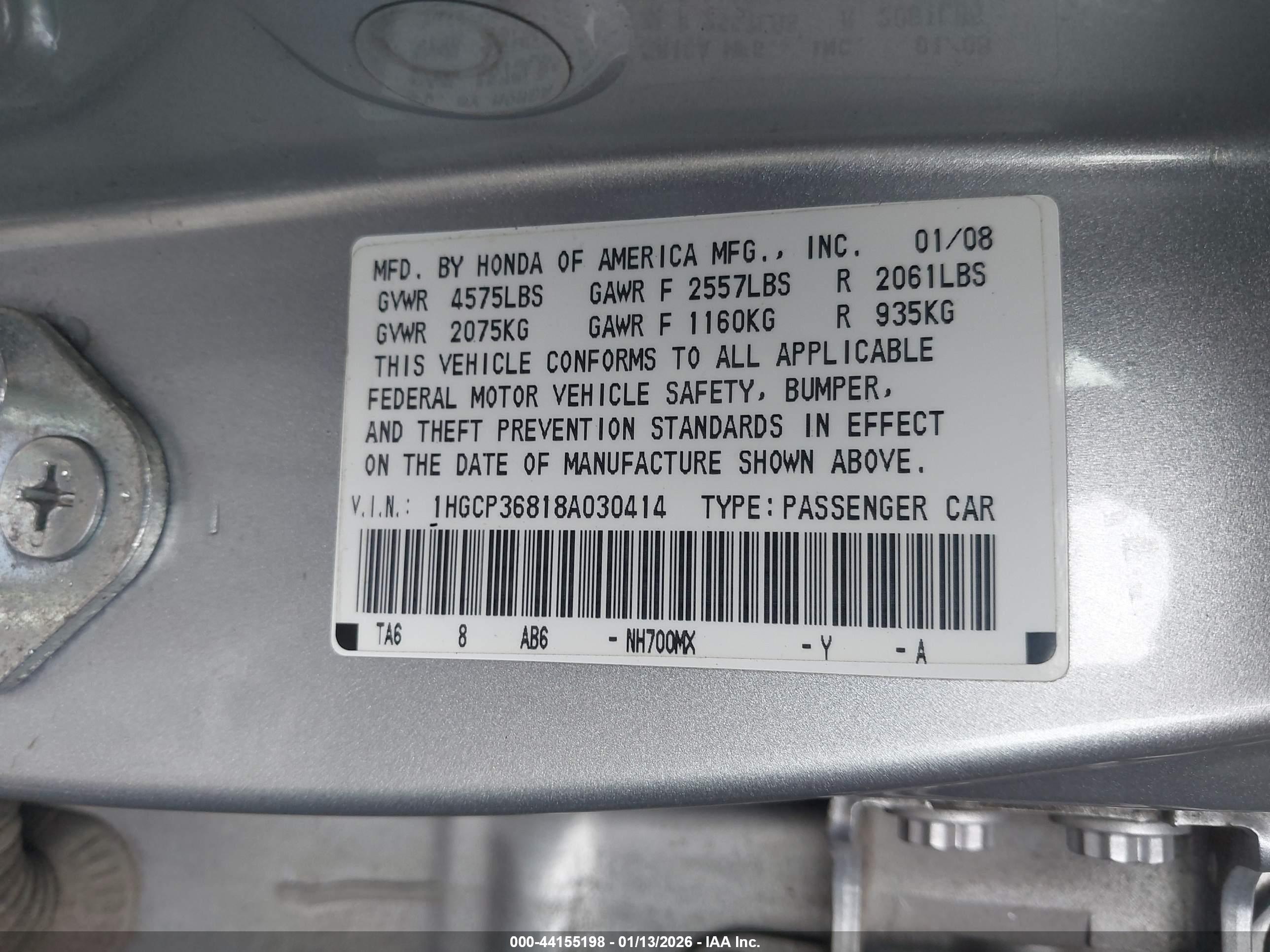 HONDA ACCORD image 9