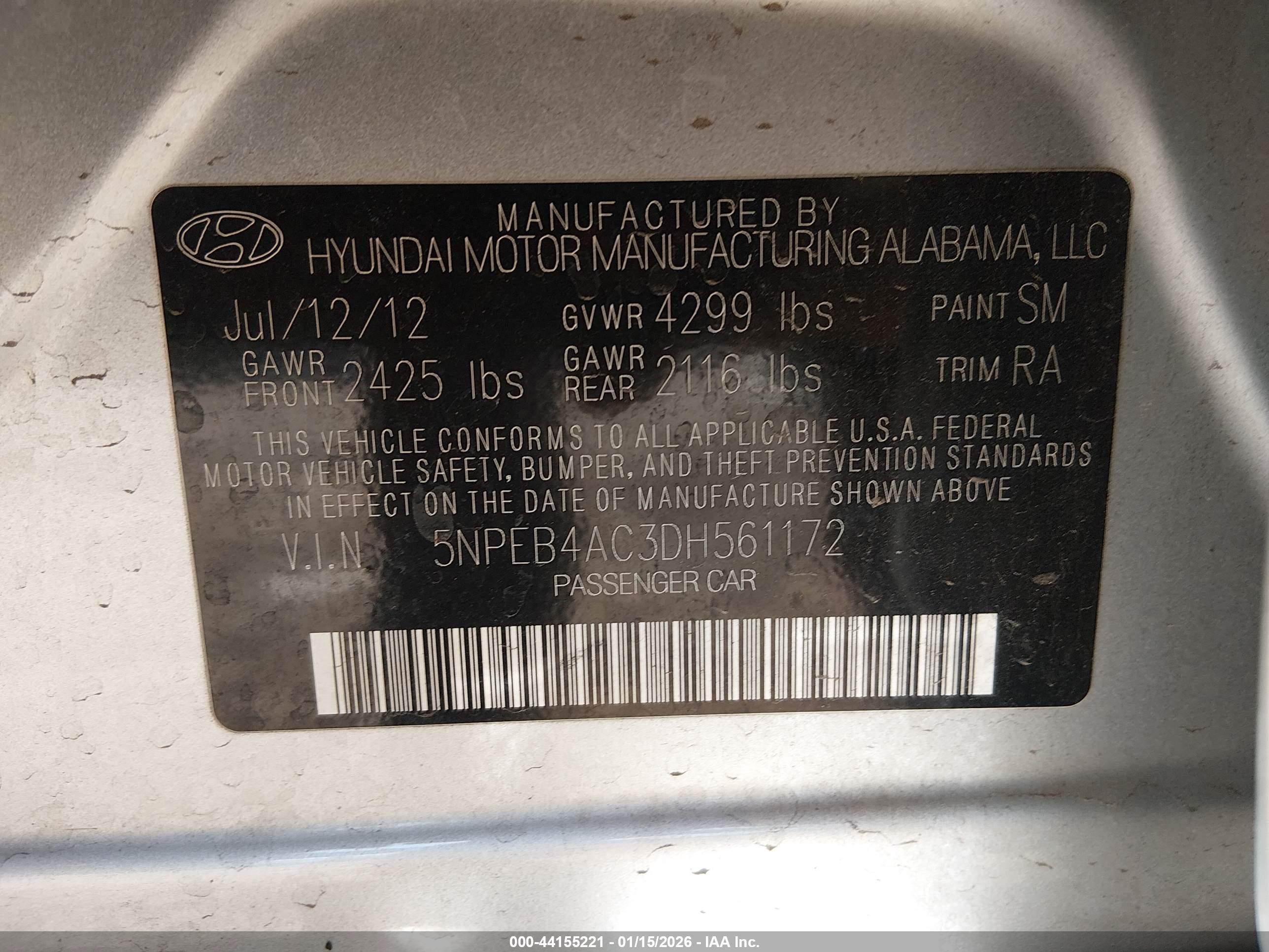HYUNDAI SONATA image 9