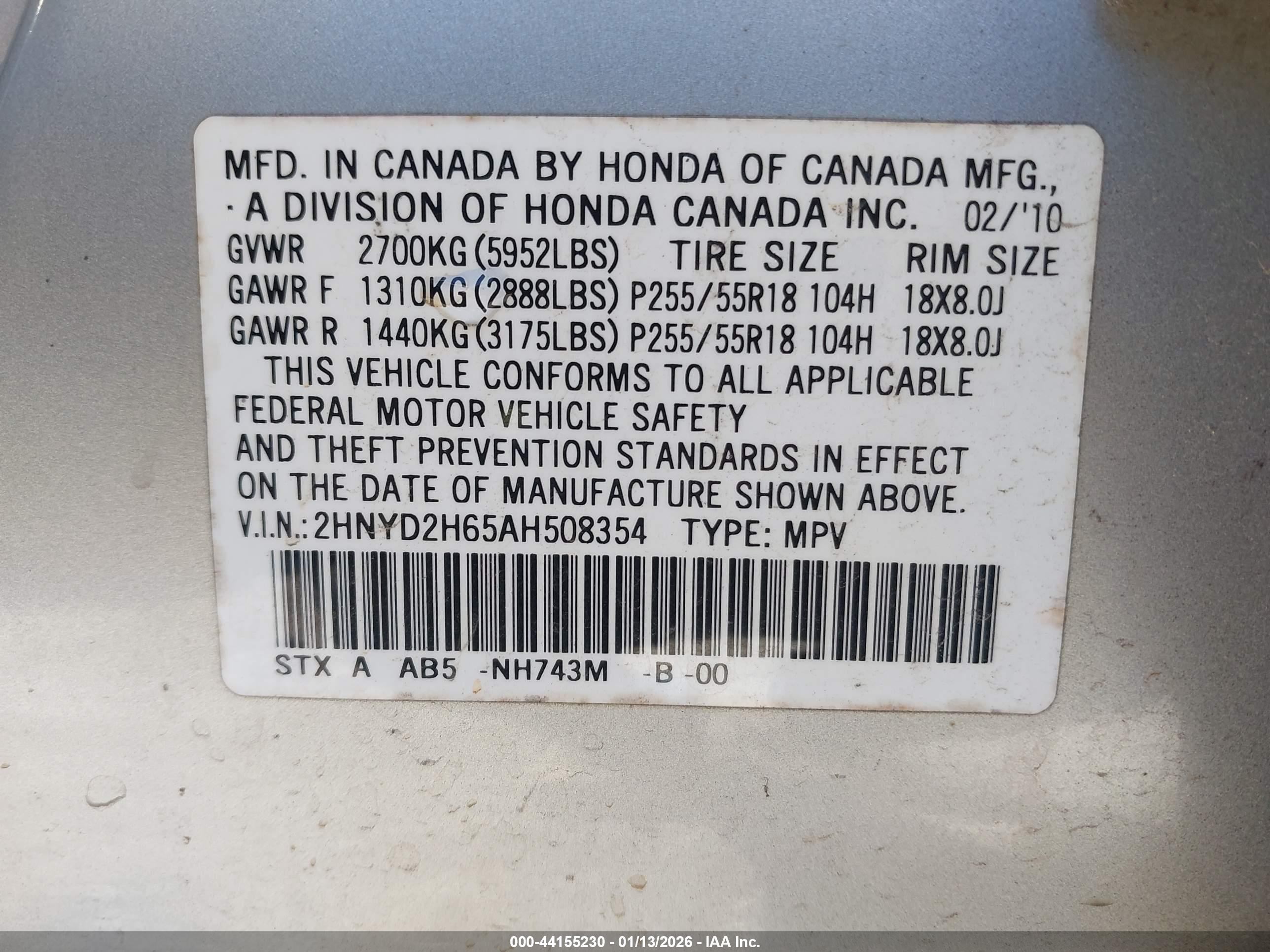 ACURA MDX image 9