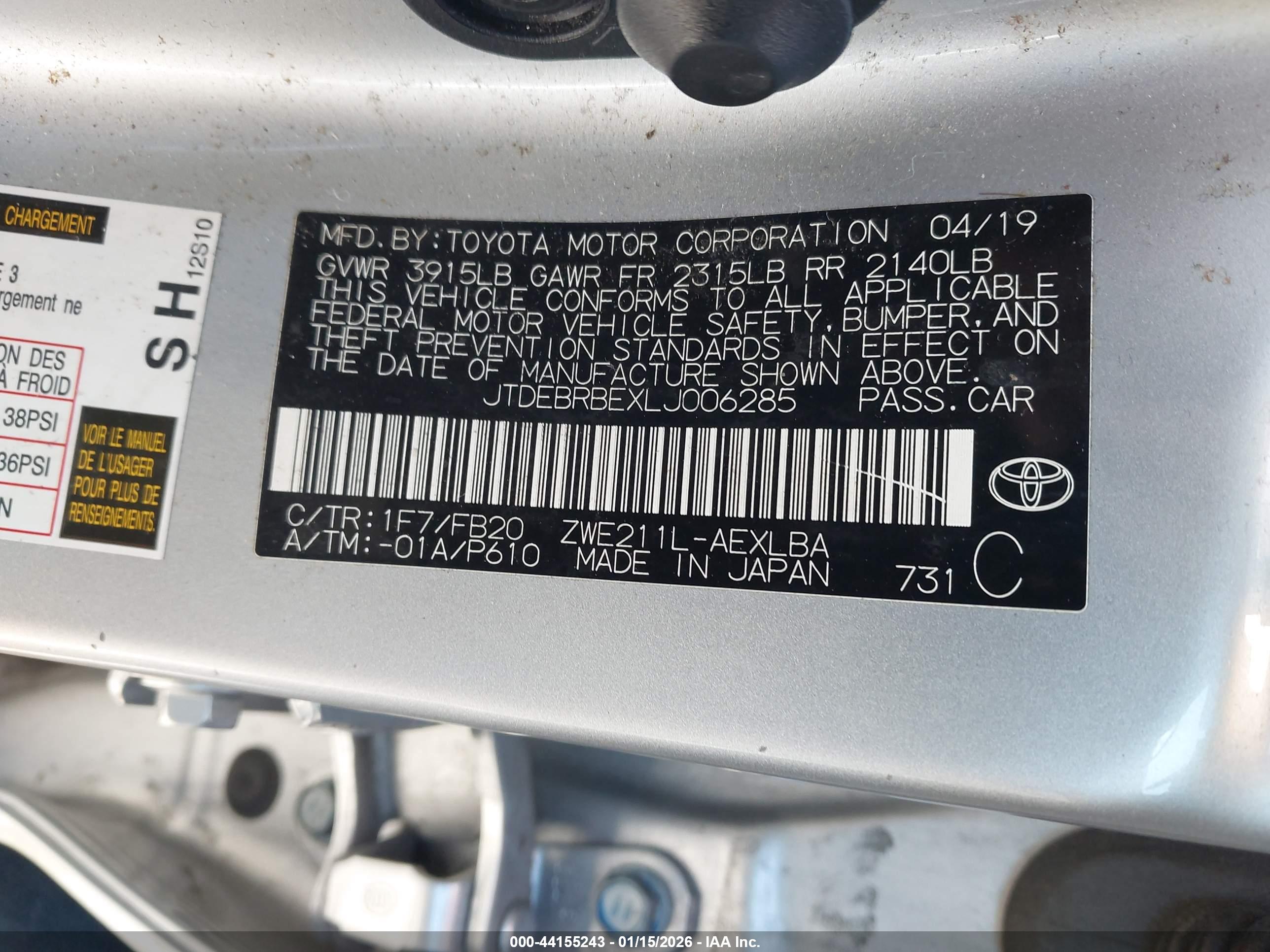 TOYOTA COROLLA image 9