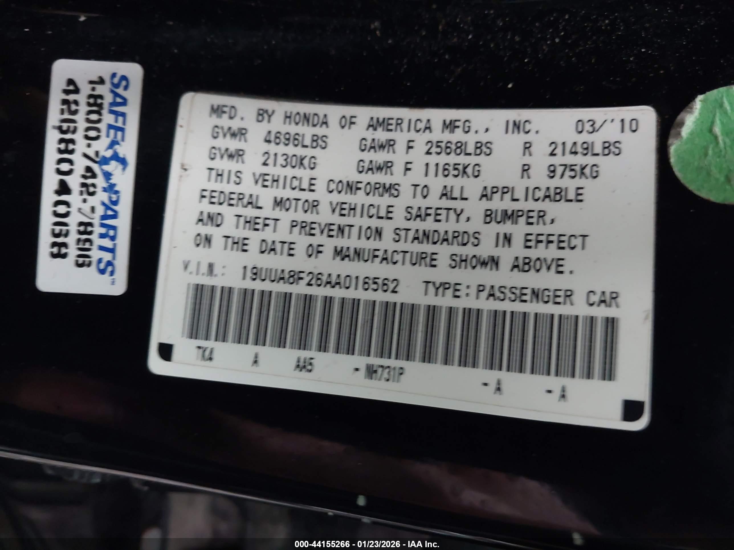 ACURA TL image 9