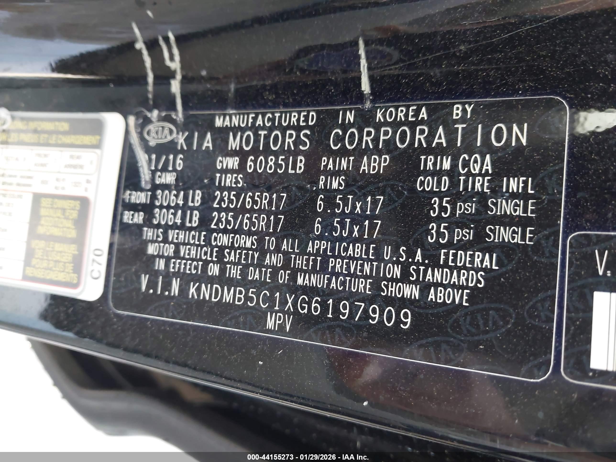 KIA SEDONA image 9