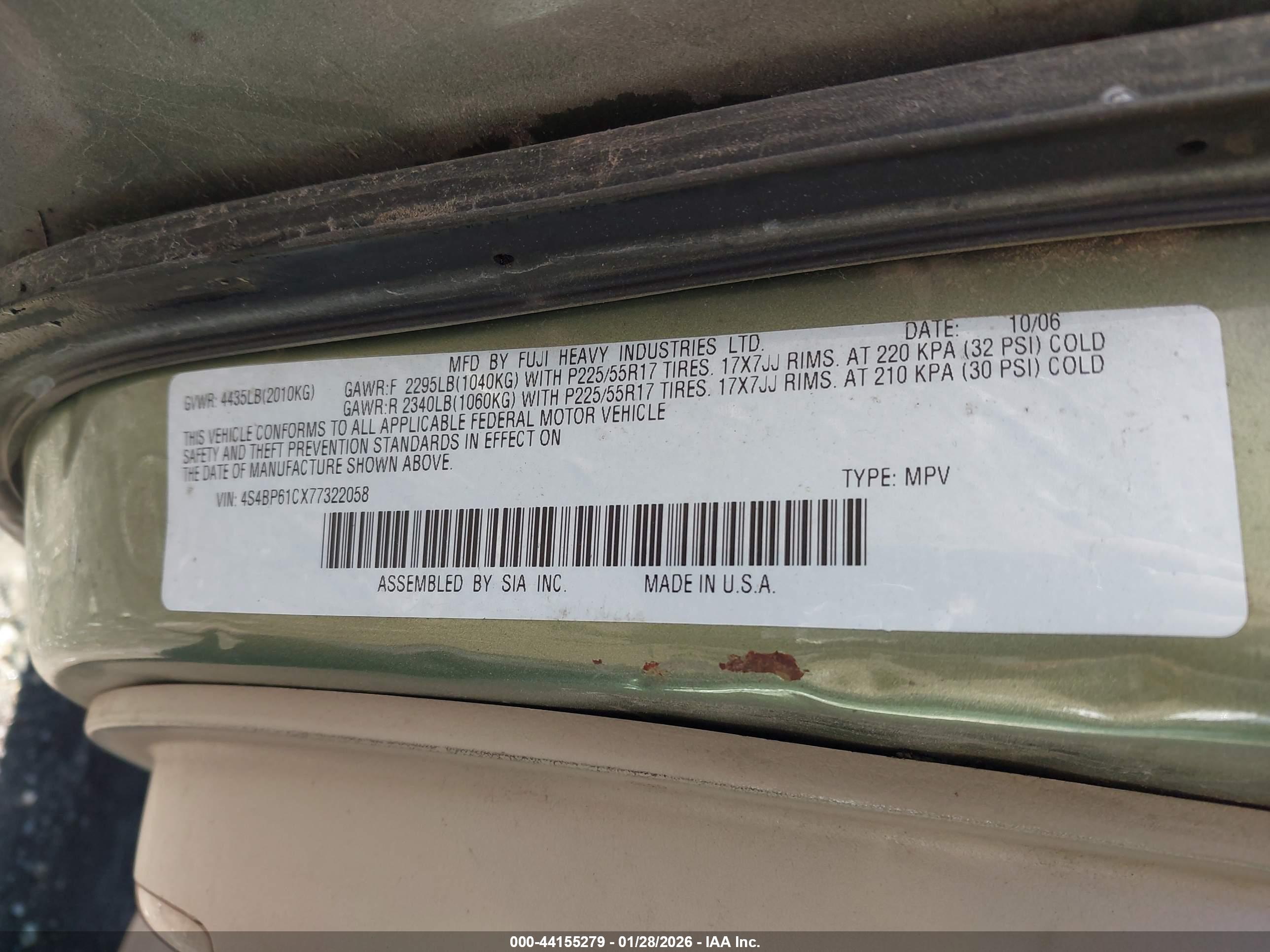 SUBARU OUTBACK image 9