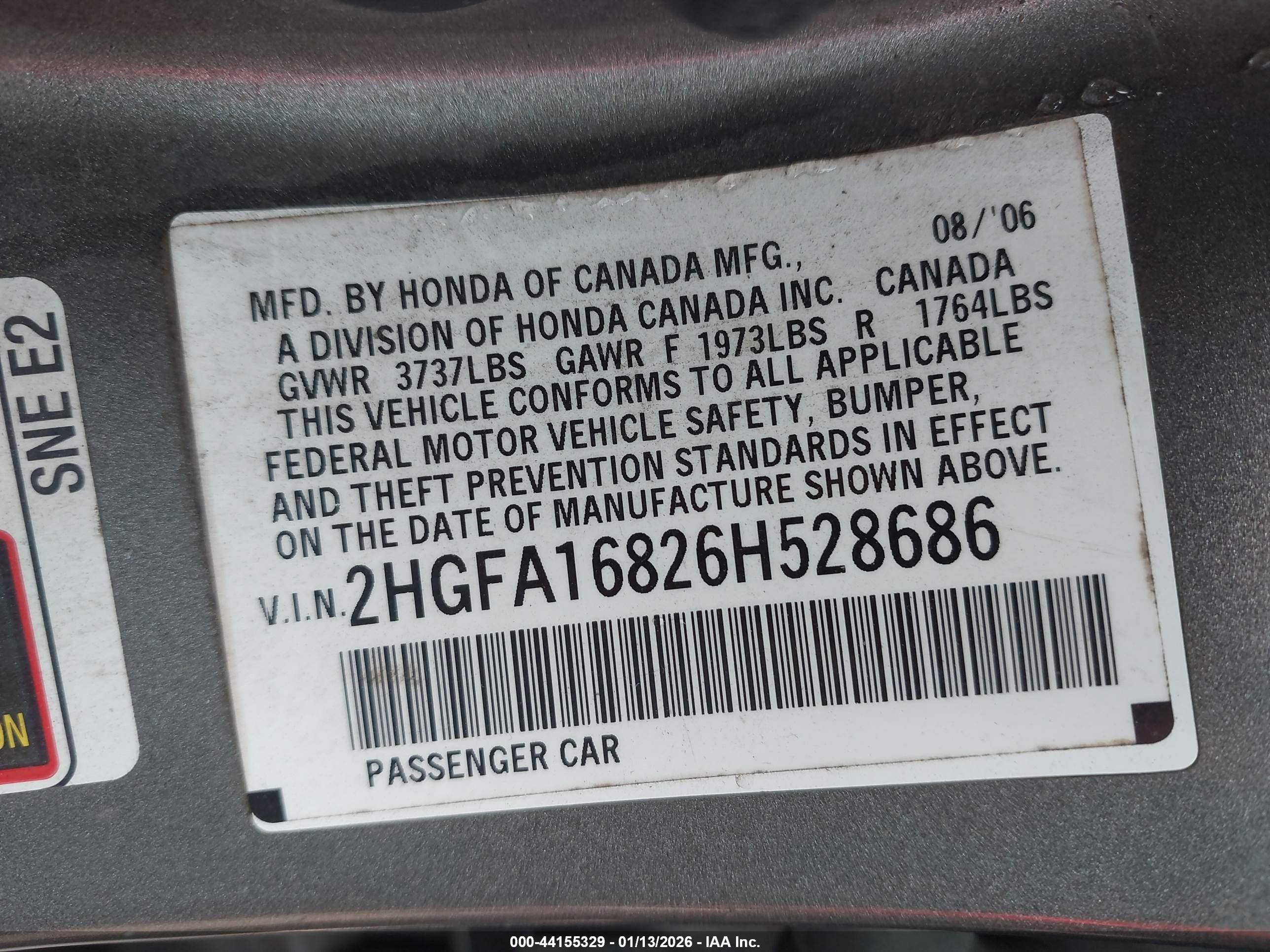 HONDA CIVIC image 9