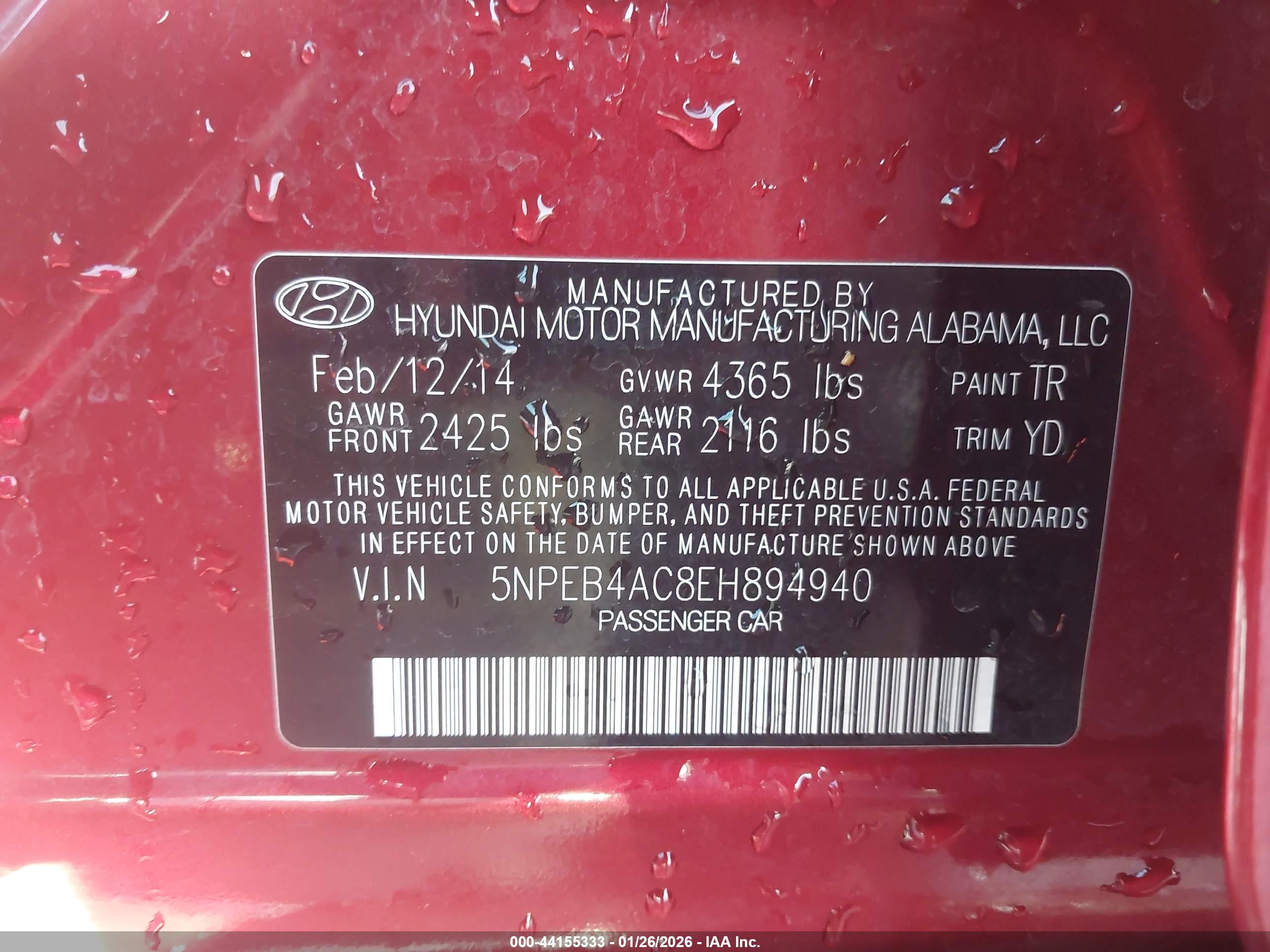 HYUNDAI SONATA image 9