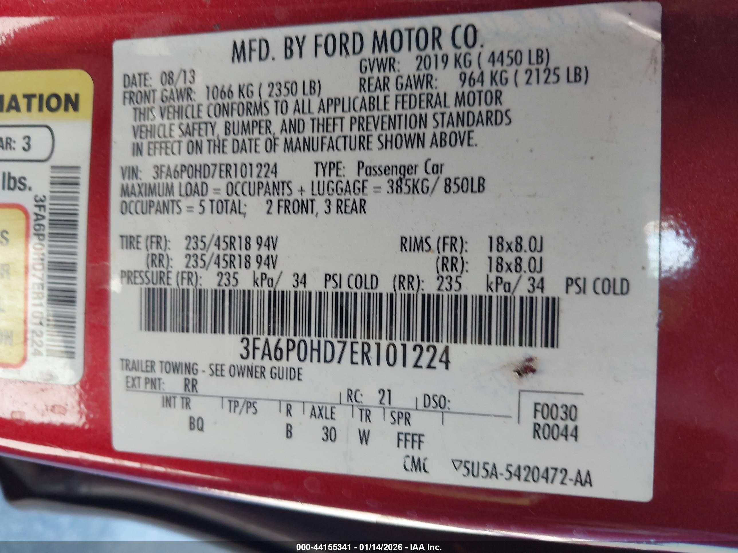 FORD FUSION image 9