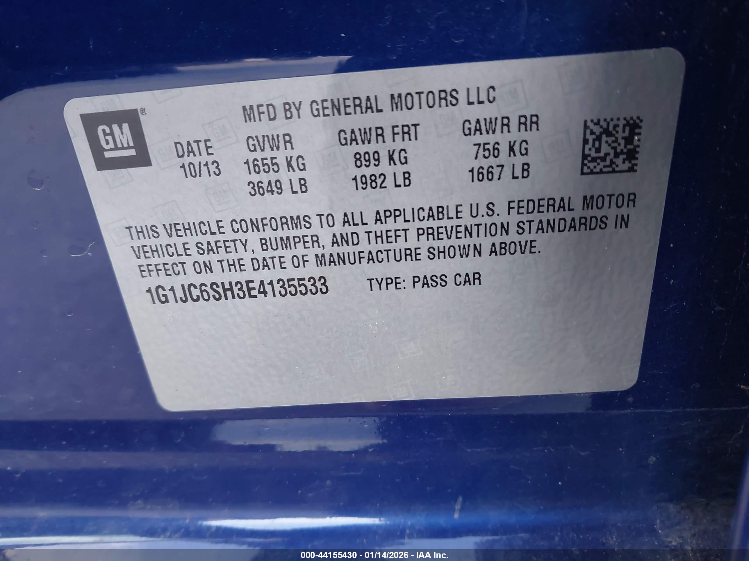 CHEVROLET SONIC image 9
