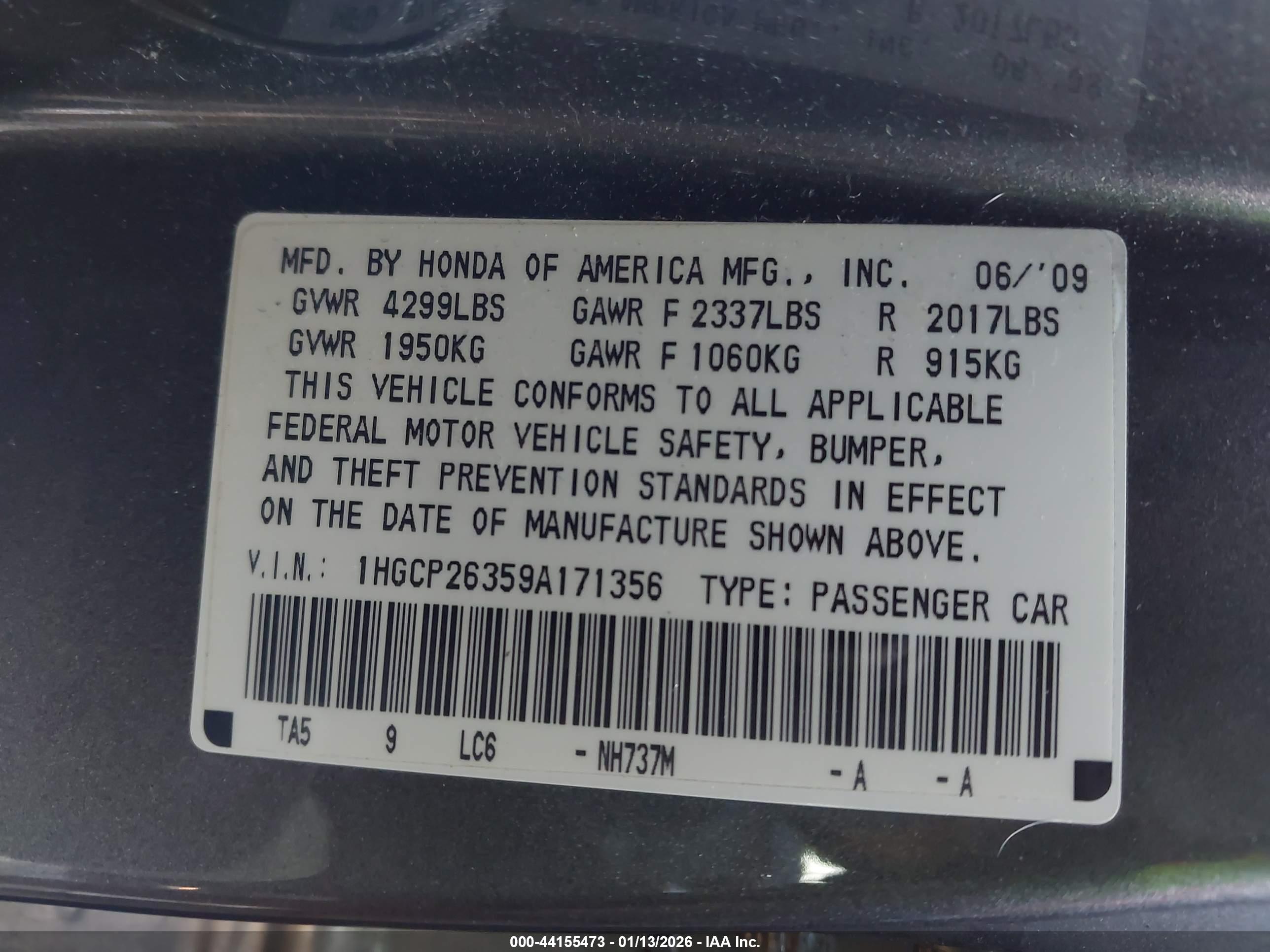 HONDA ACCORD image 9