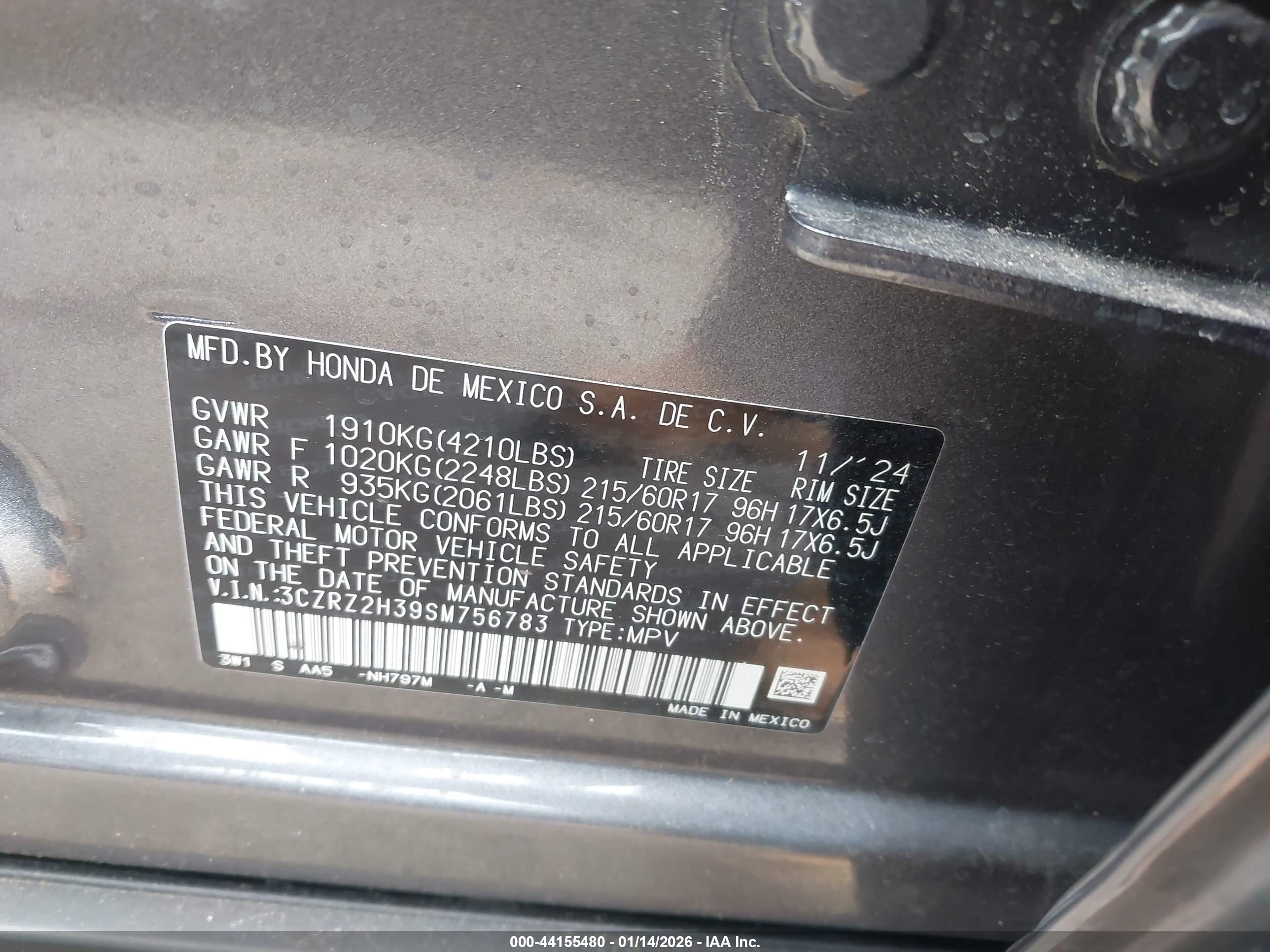 HONDA HR-V image 9