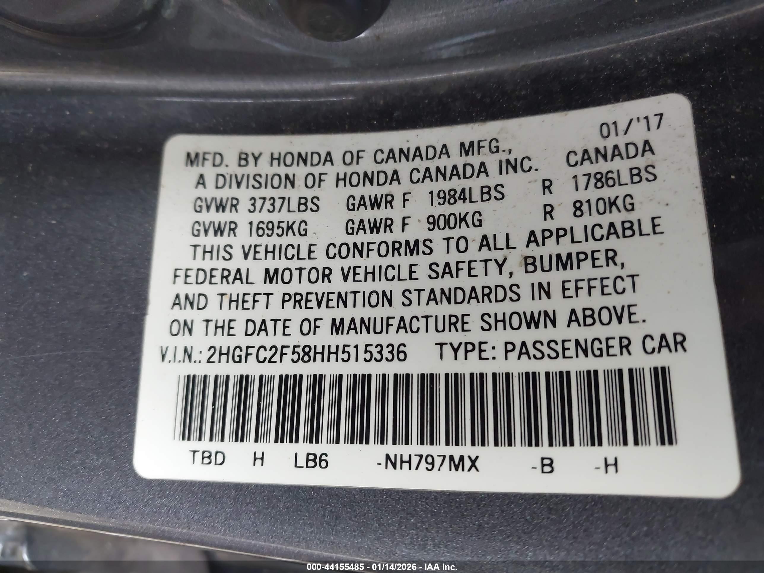 HONDA CIVIC image 9