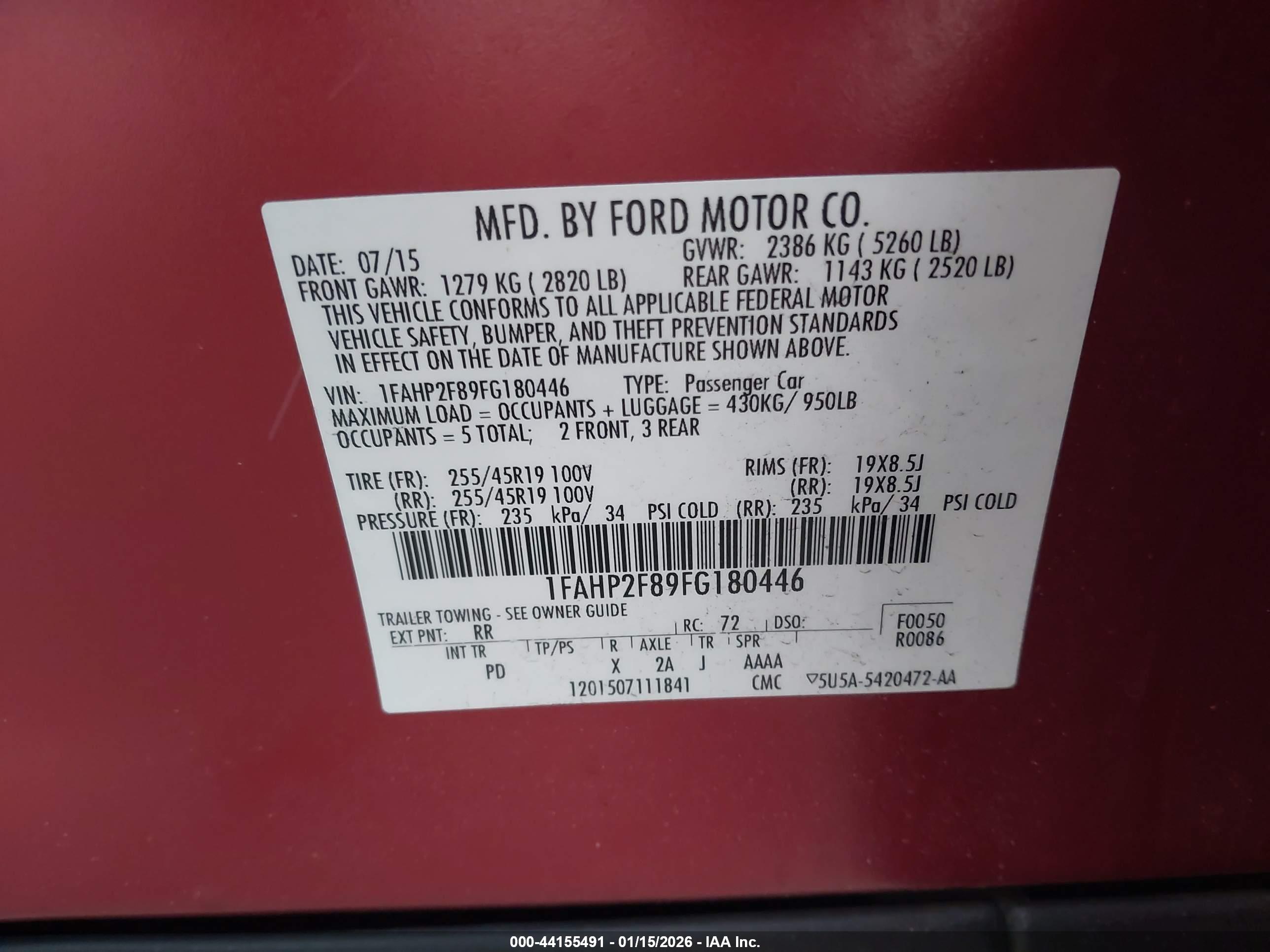 FORD TAURUS image 9