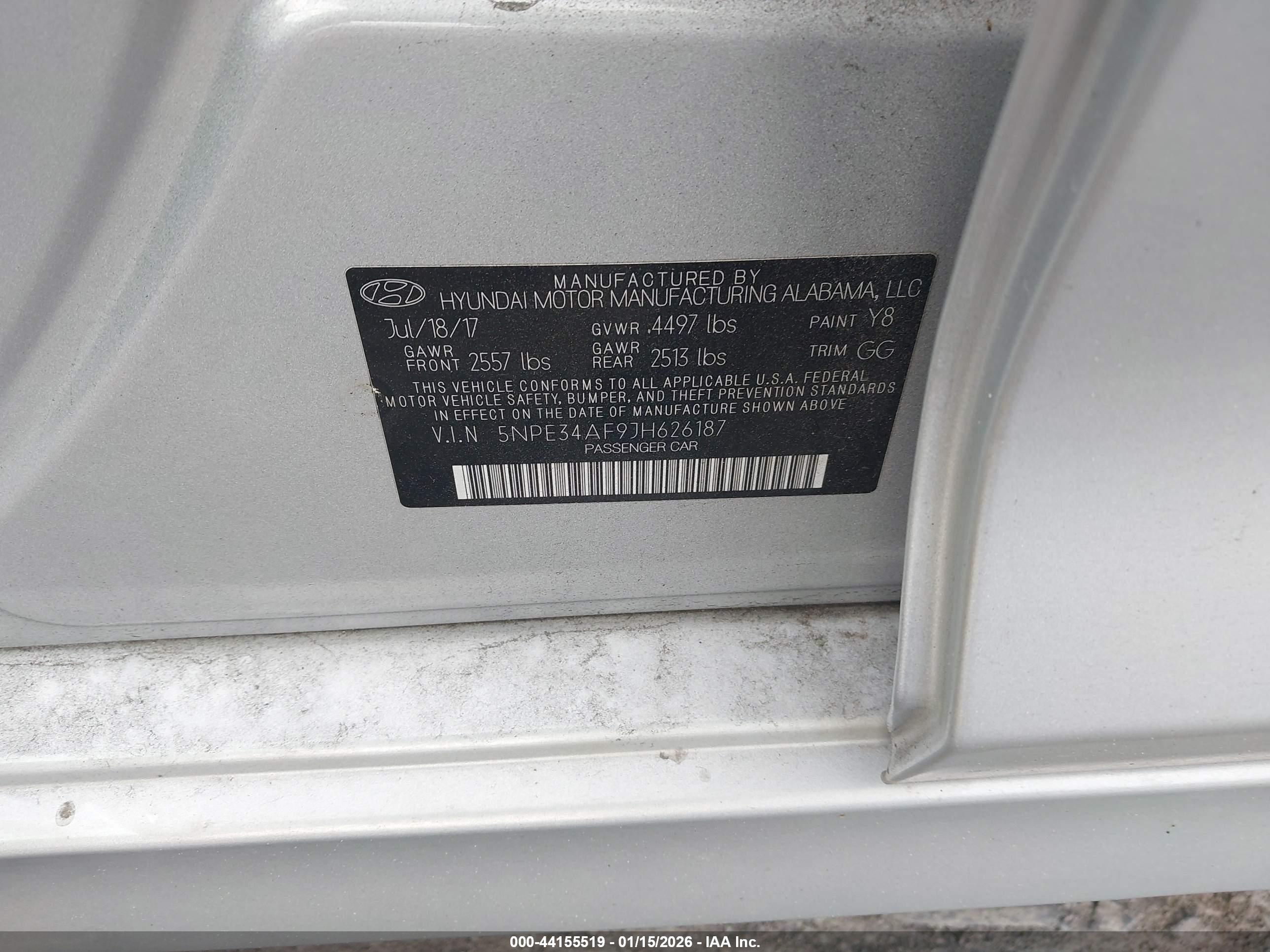 HYUNDAI SONATA image 9