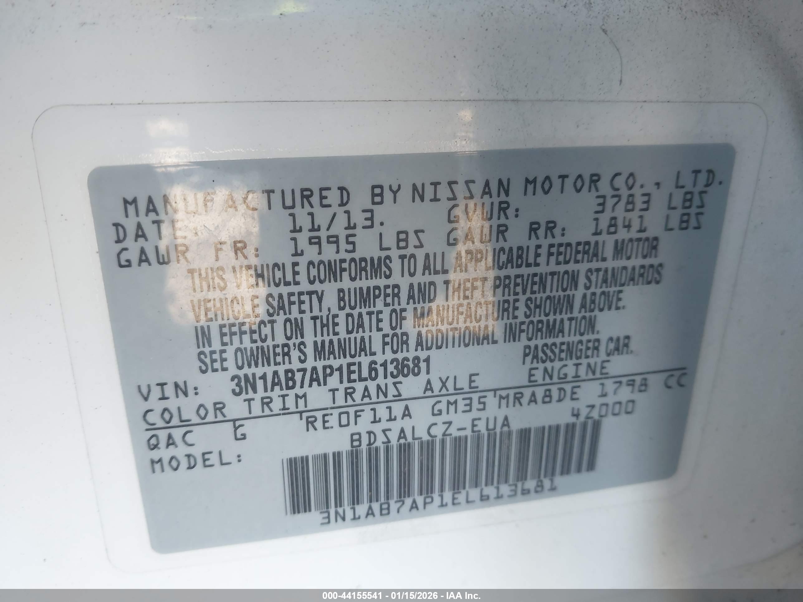 NISSAN SENTRA image 9