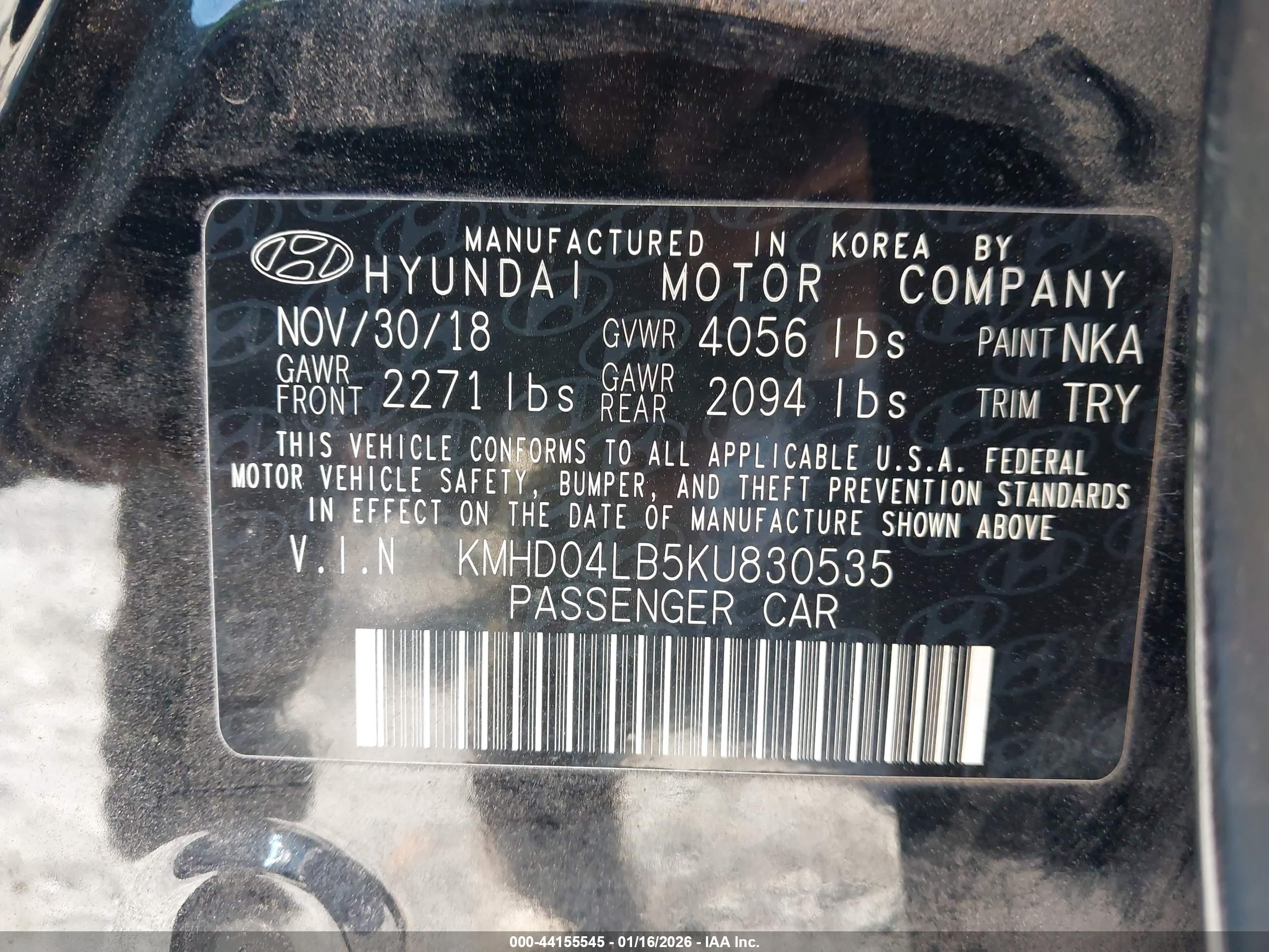 HYUNDAI ELANTRA image 9