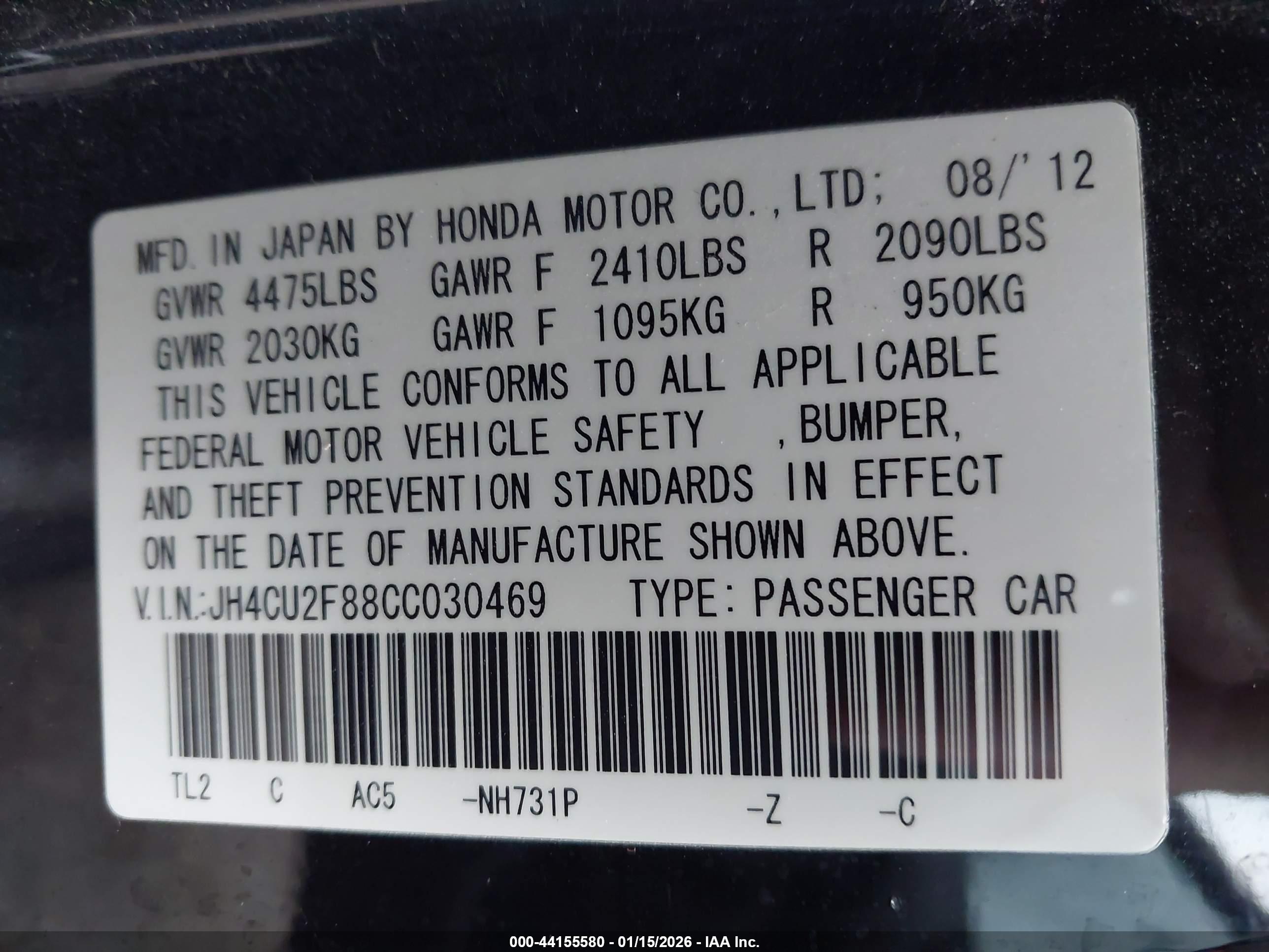 ACURA TSX image 9