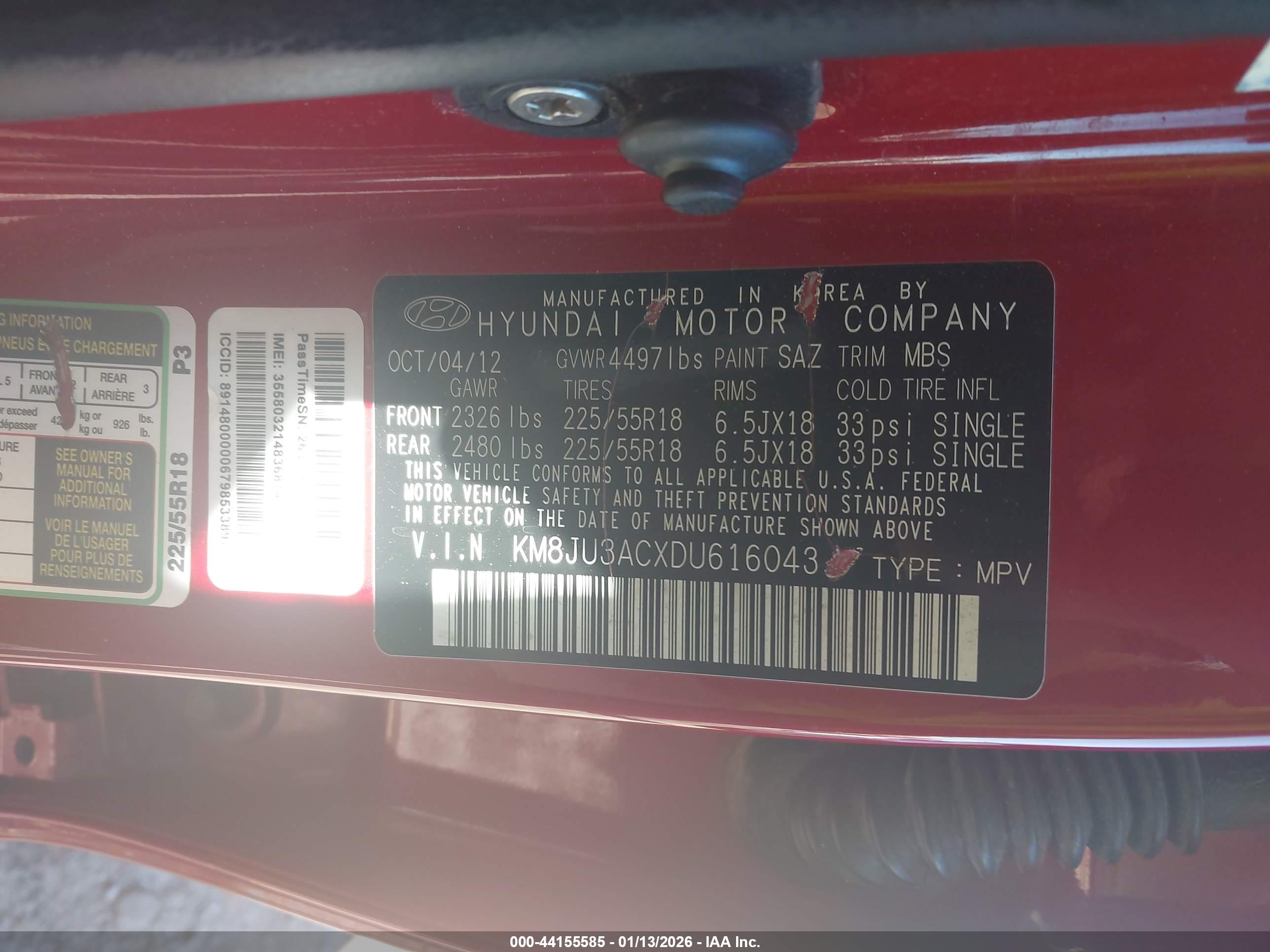 HYUNDAI TUCSON image 9