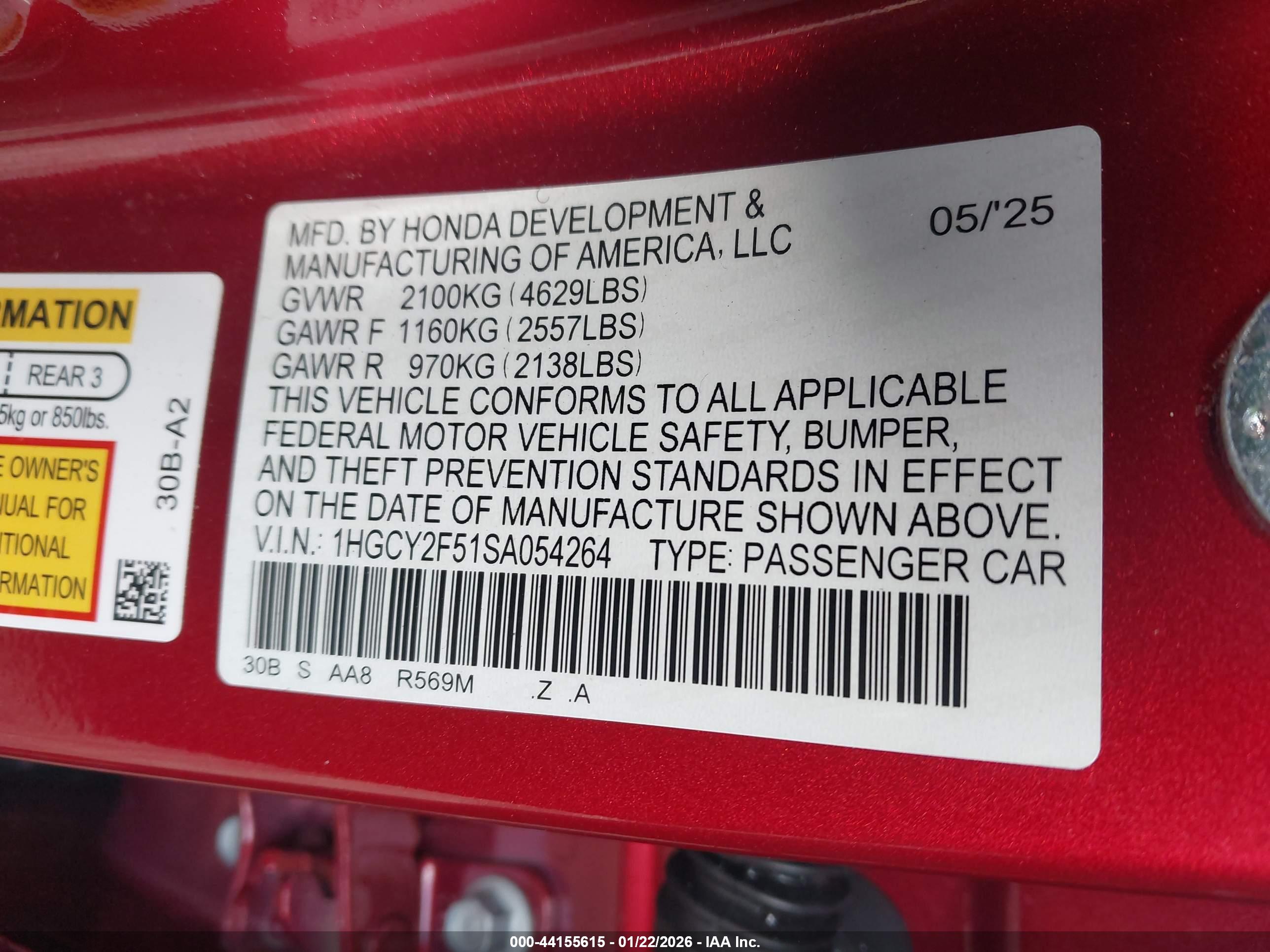 HONDA ACCORD image 9