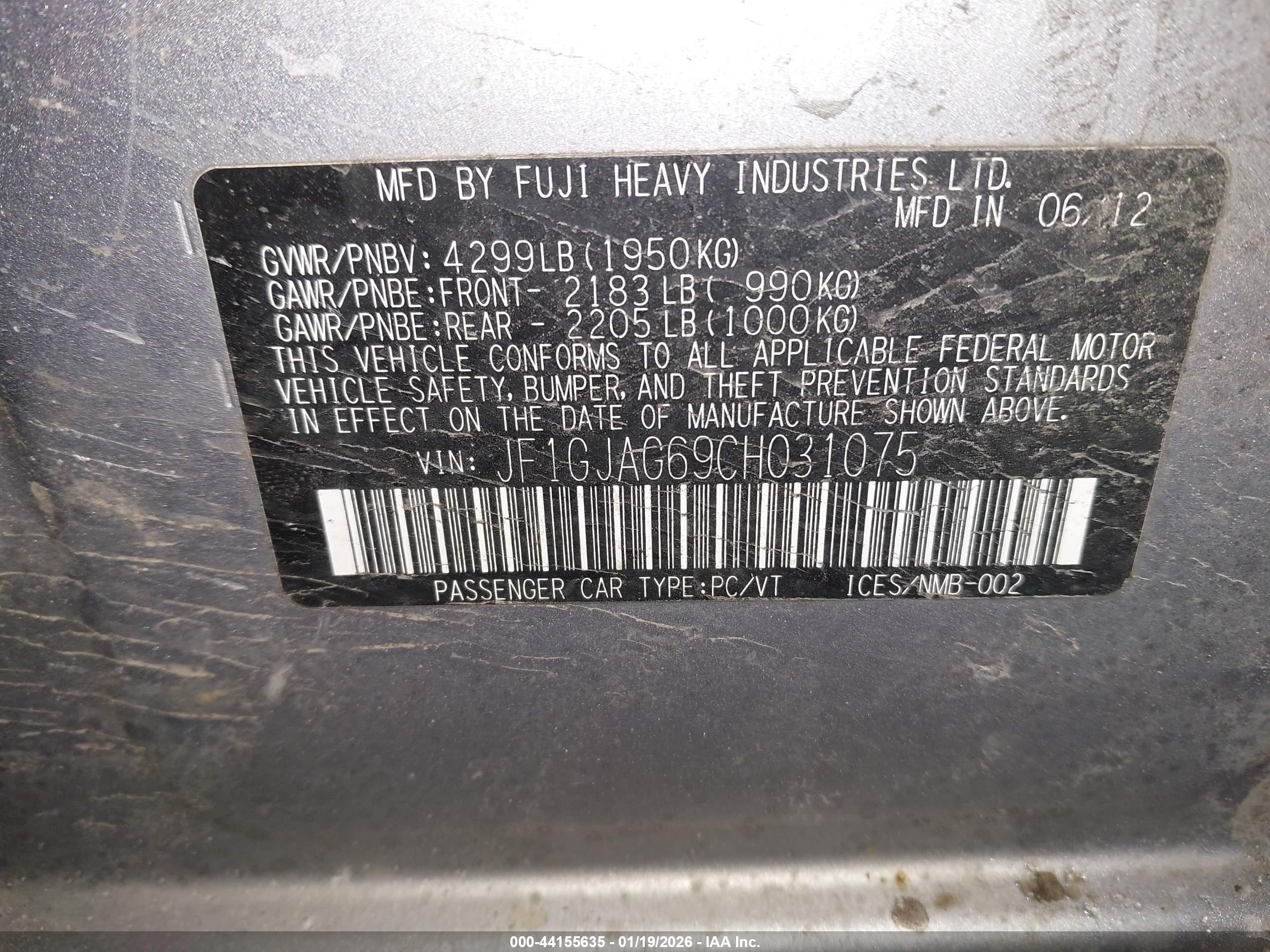 SUBARU IMPREZA image 9