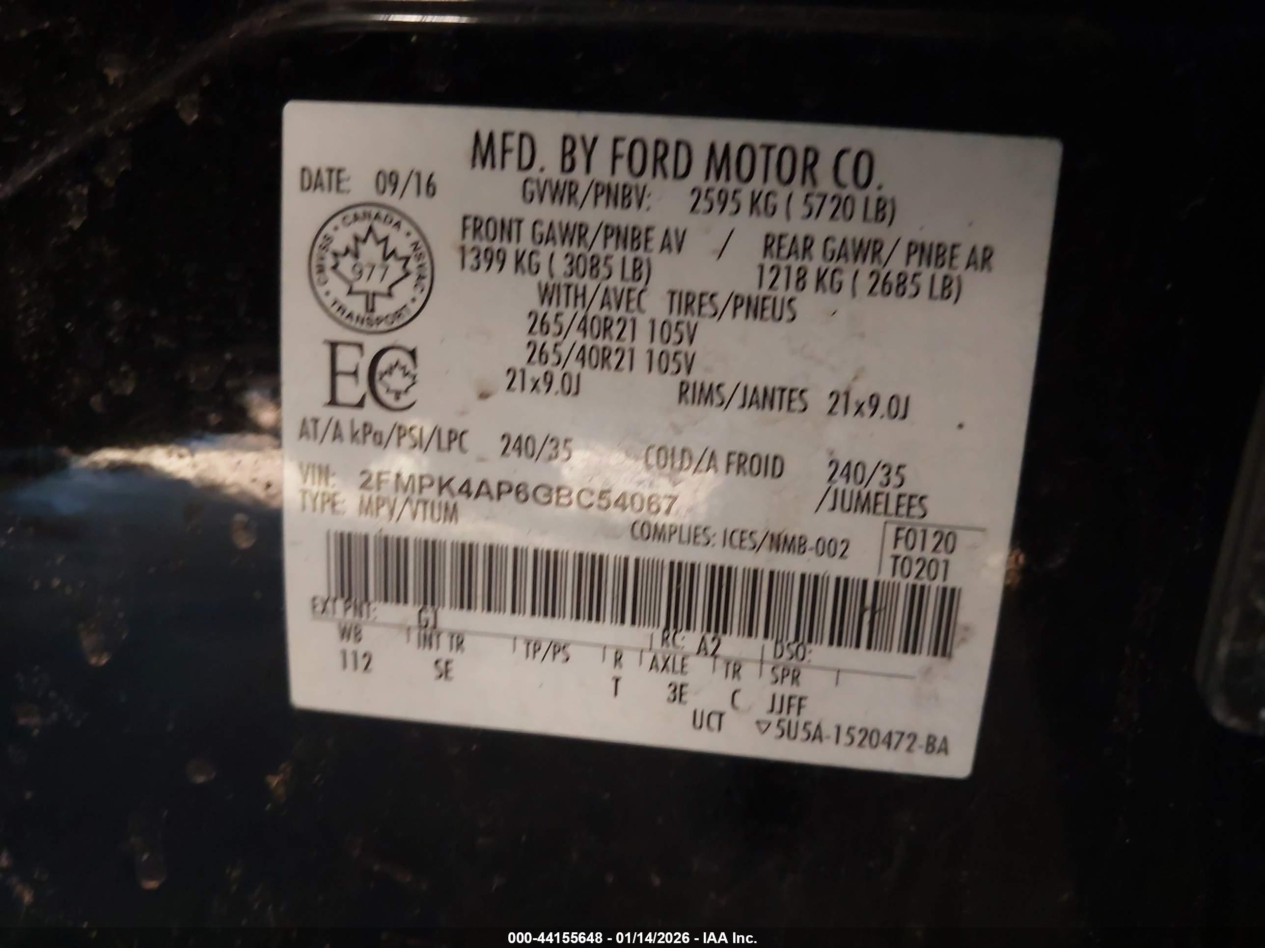 FORD EDGE image 9