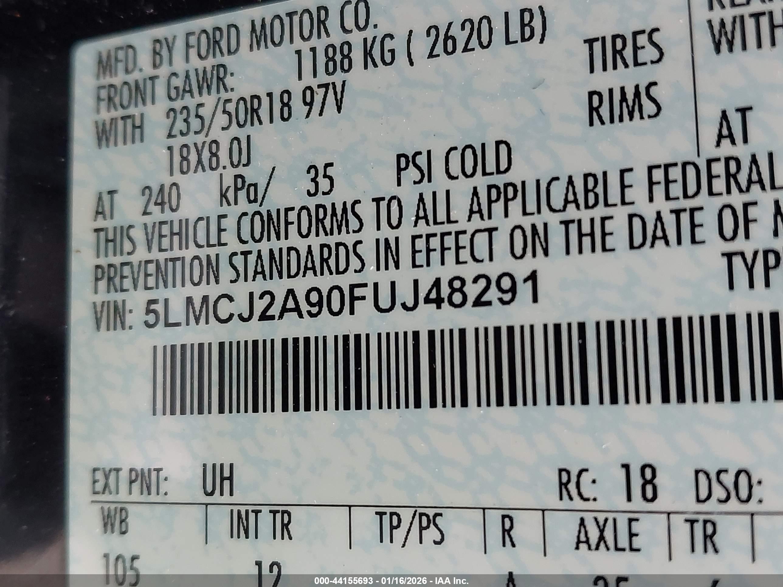 LINCOLN MKC image 9