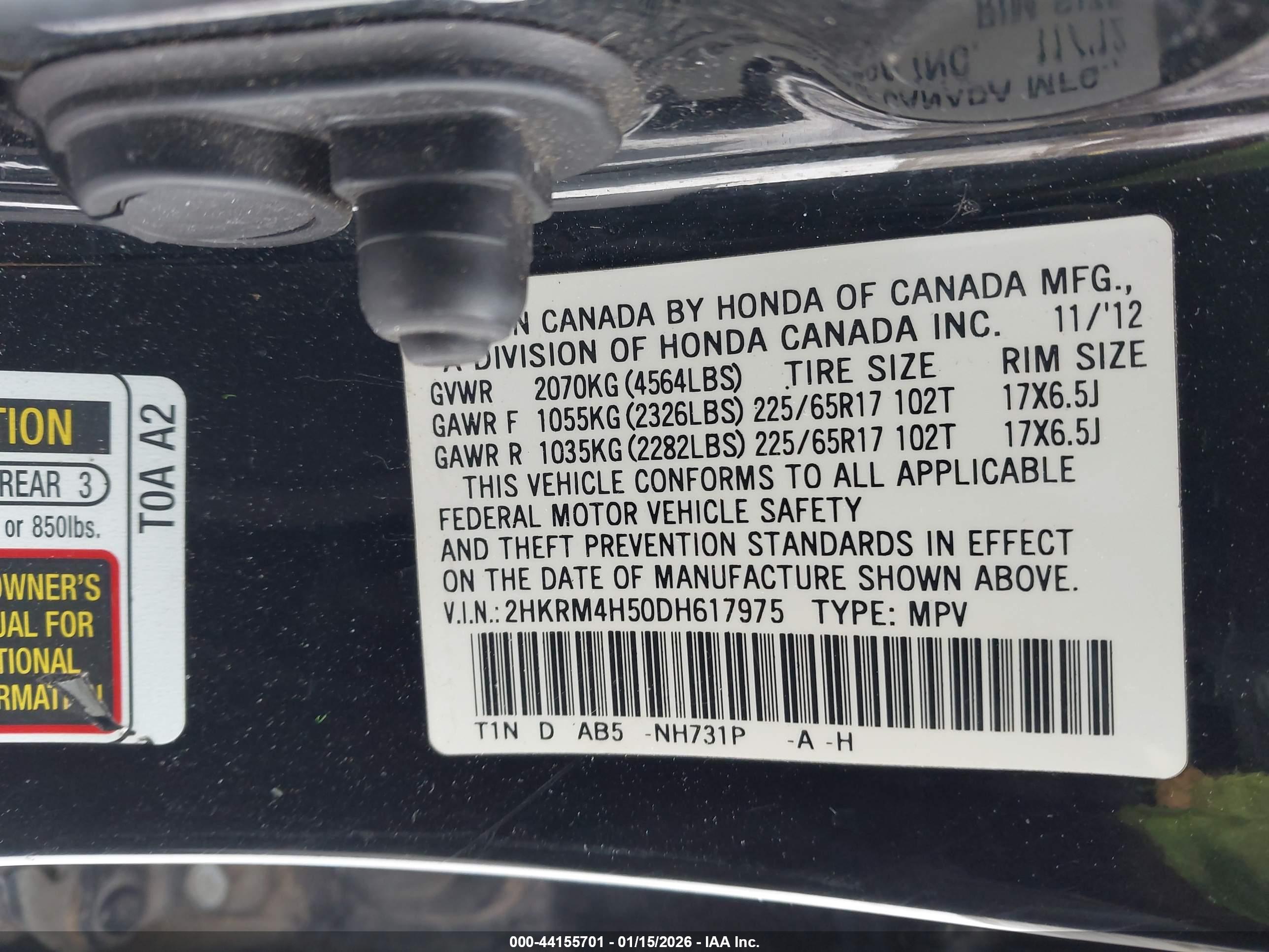 HONDA CR-V image 9
