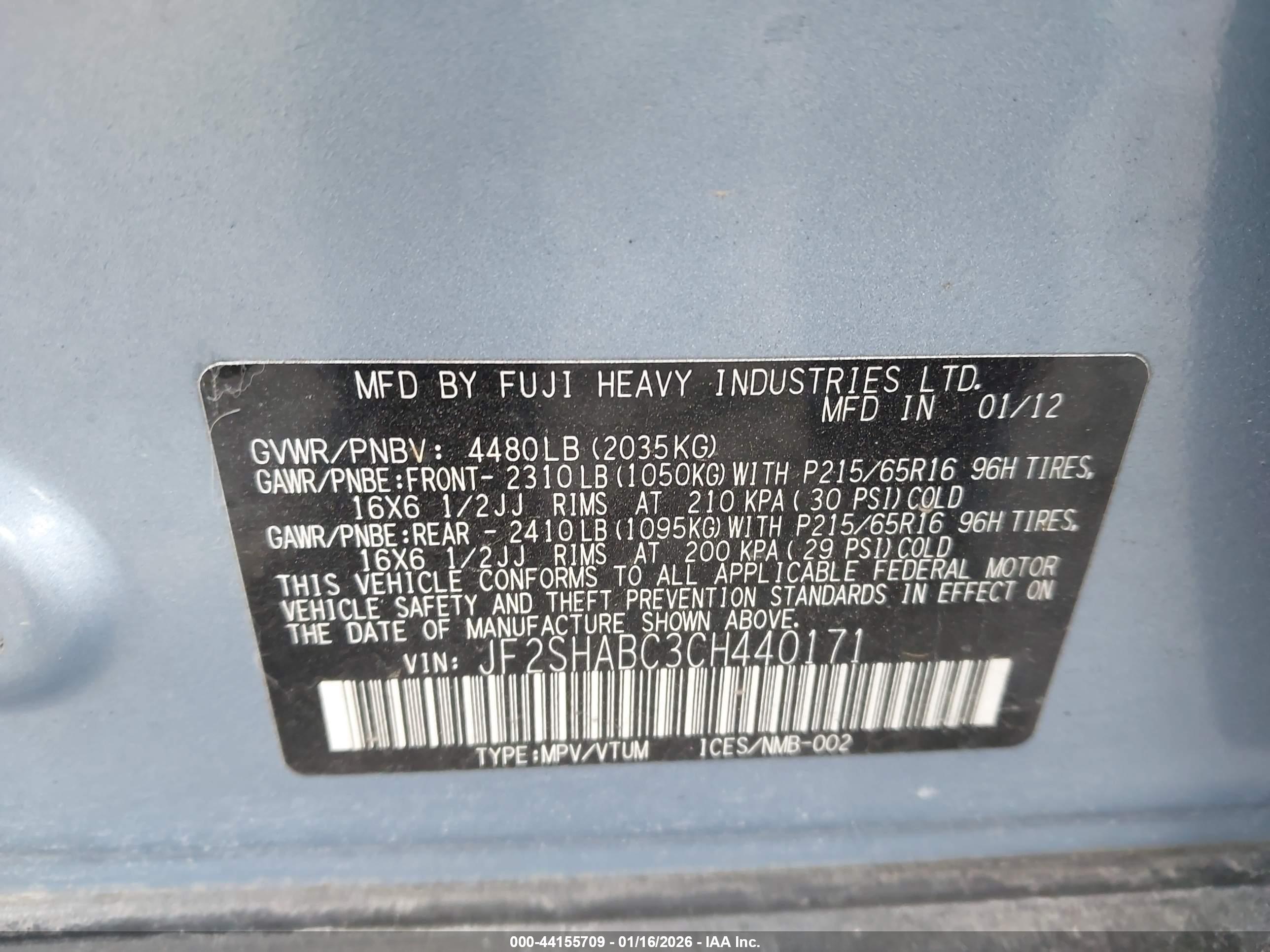 SUBARU FORESTER image 9