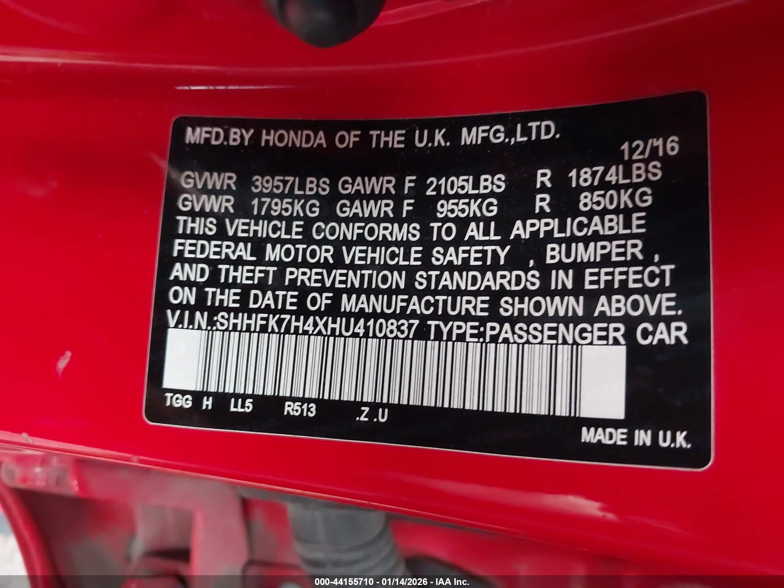 HONDA CIVIC image 9