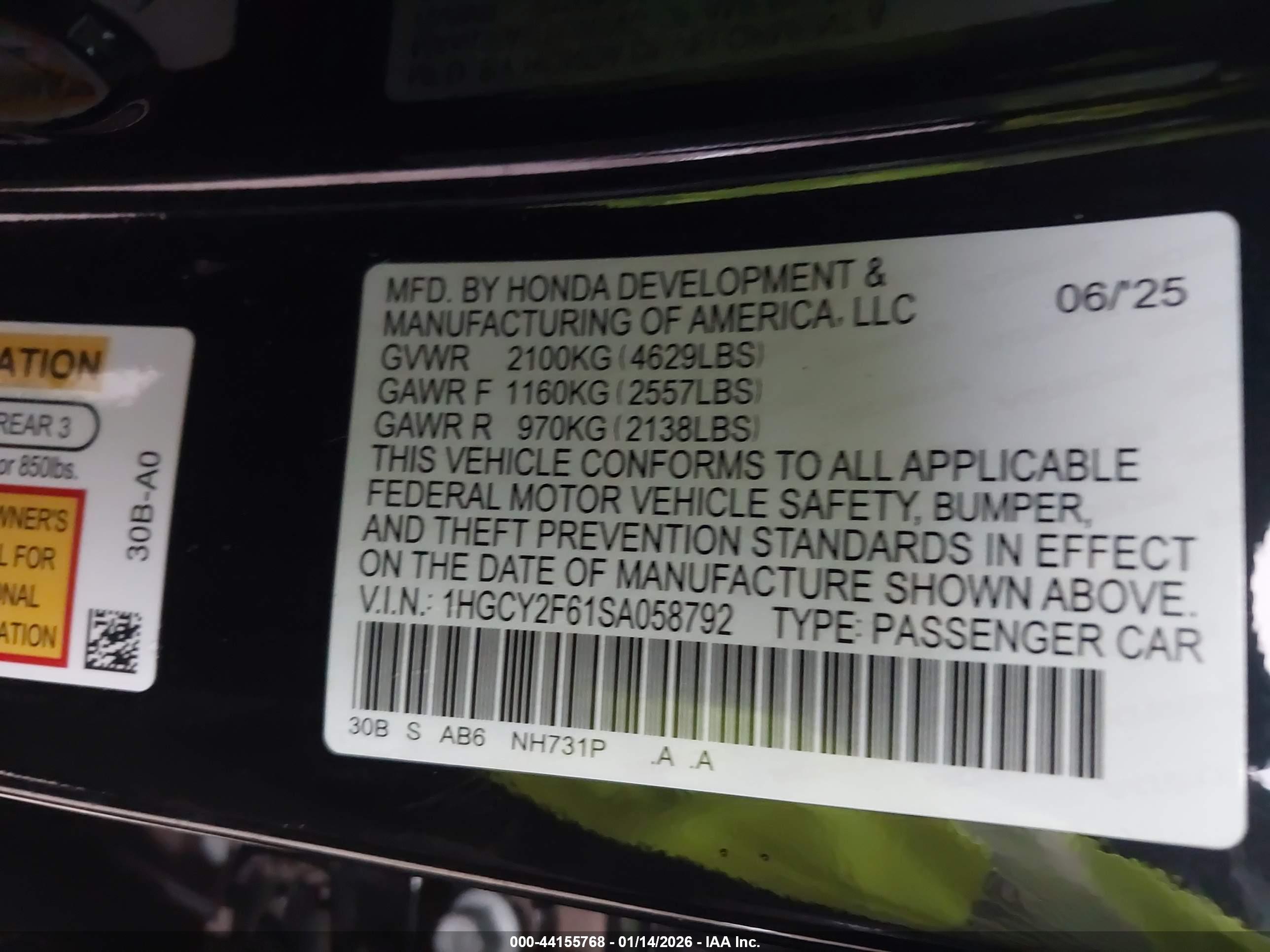 HONDA ACCORD image 9