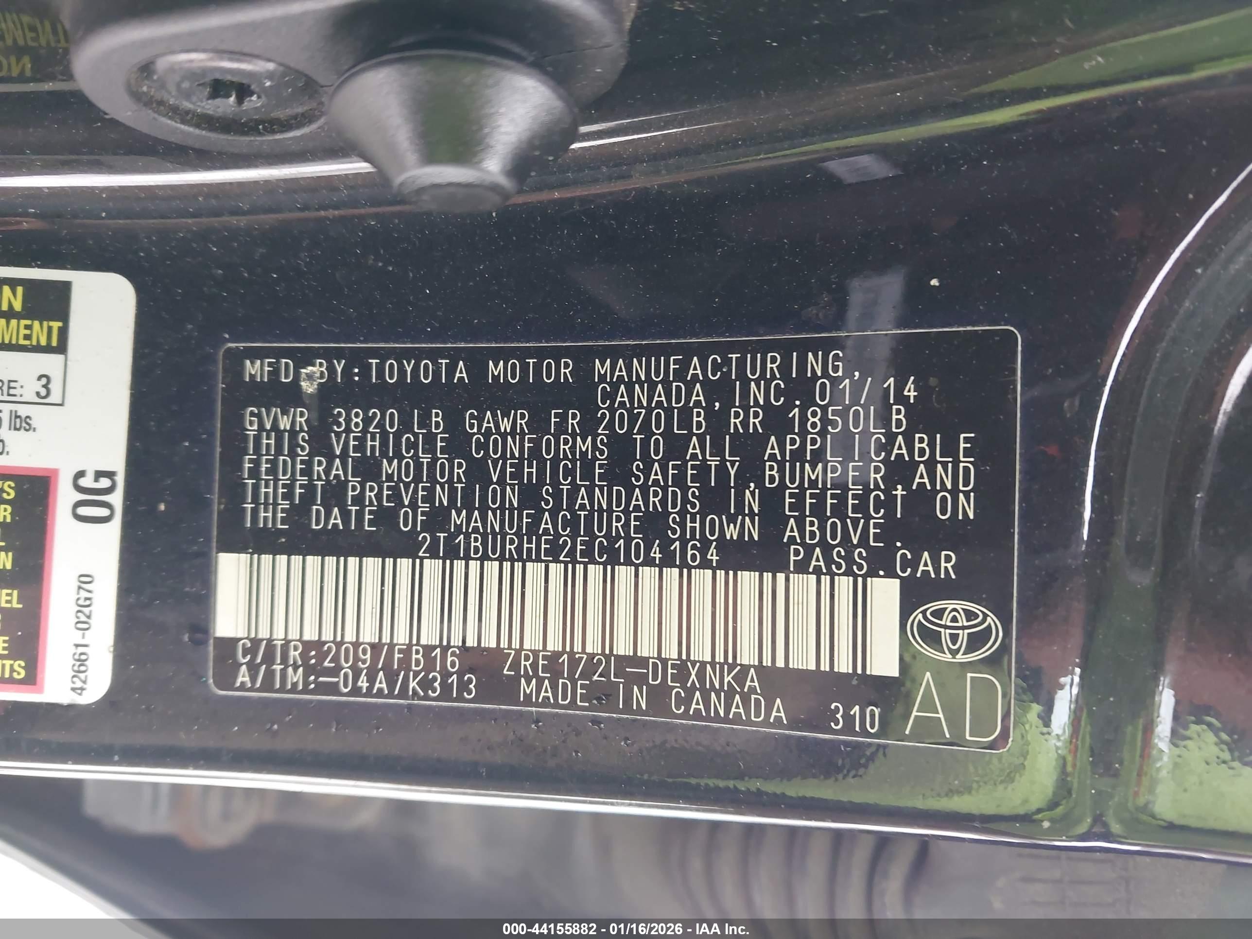 TOYOTA COROLLA image 9
