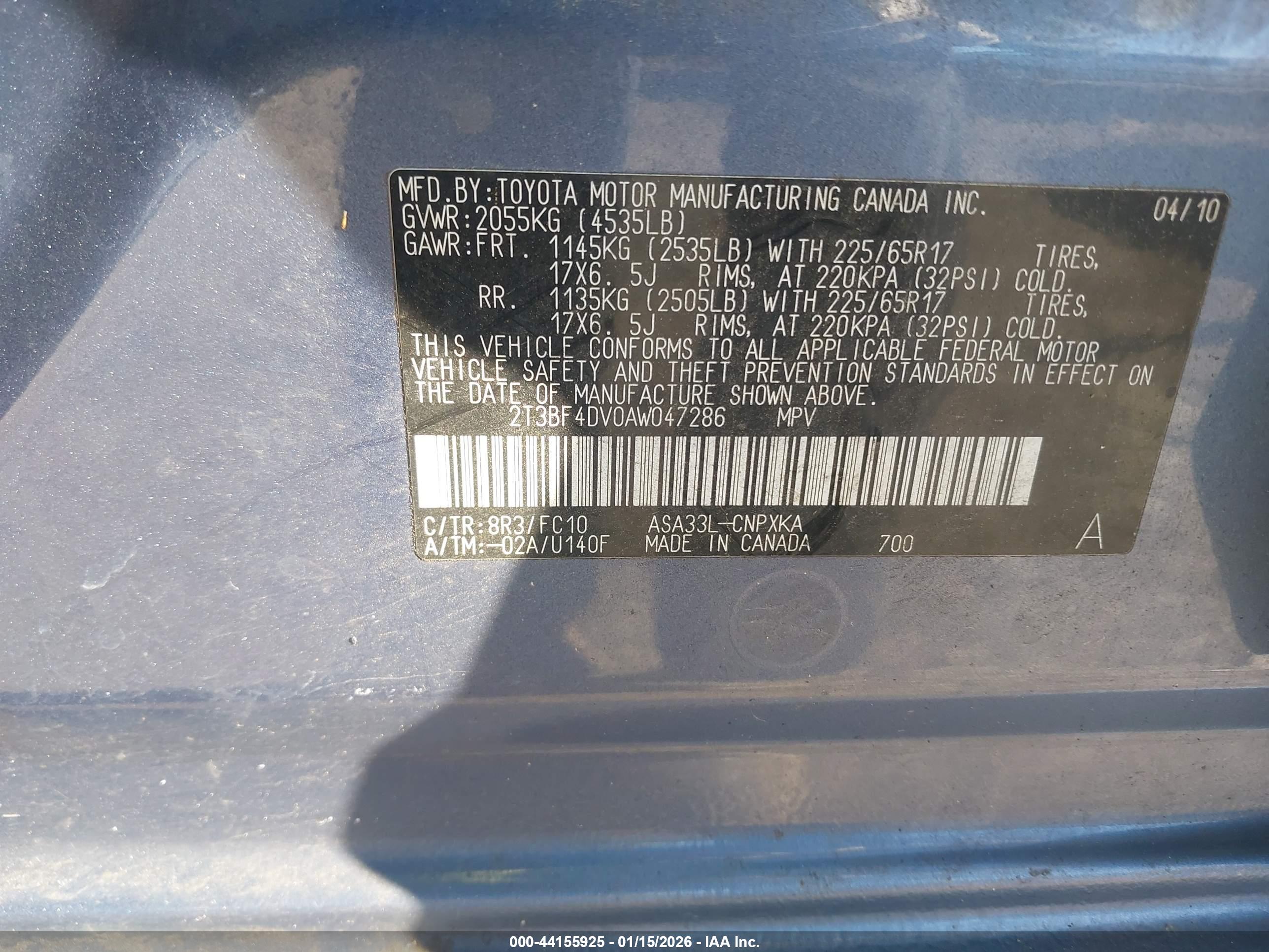 TOYOTA RAV4 image 9