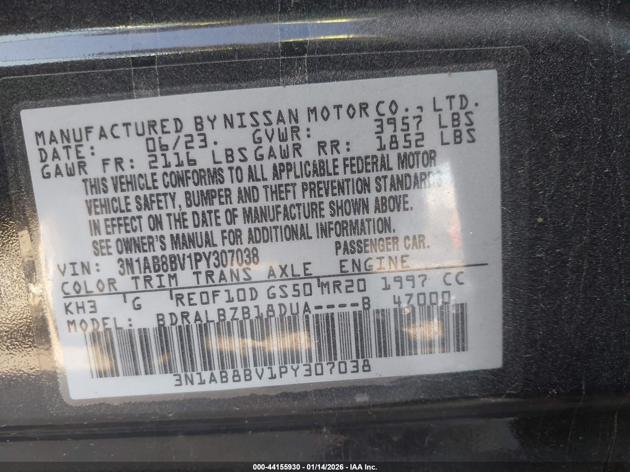 NISSAN SENTRA image 9