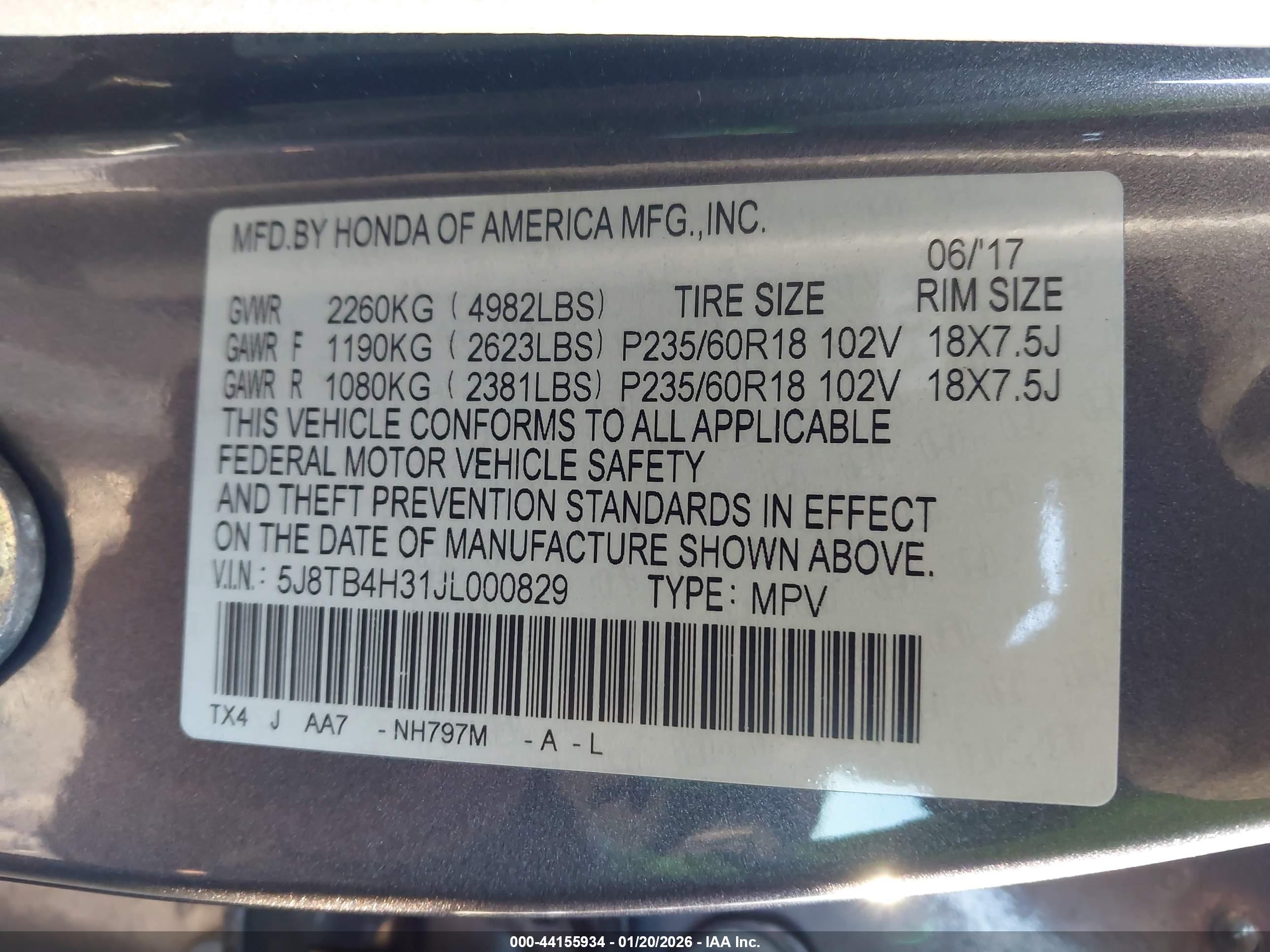 ACURA RDX image 9