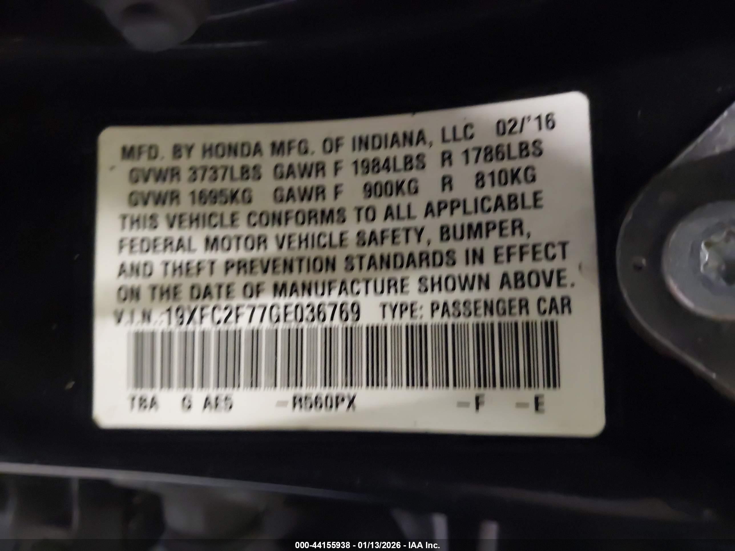 HONDA CIVIC image 9