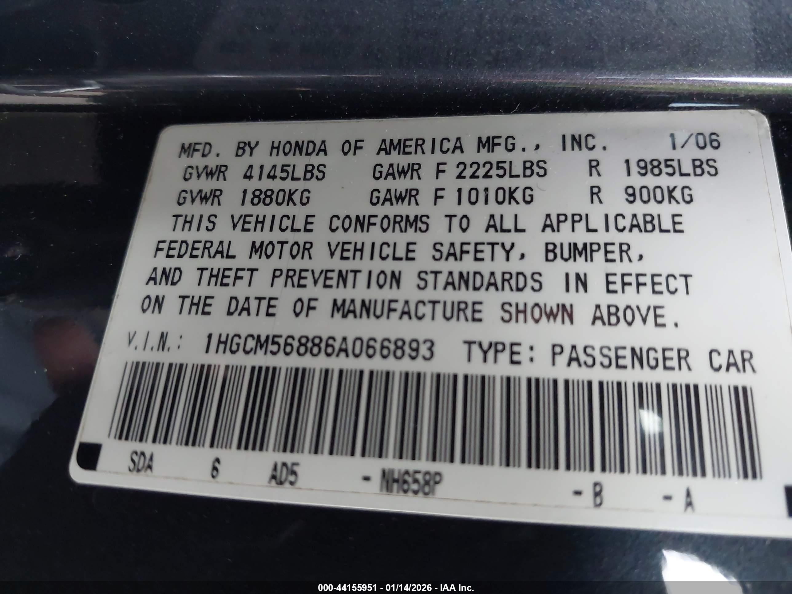 HONDA ACCORD image 9