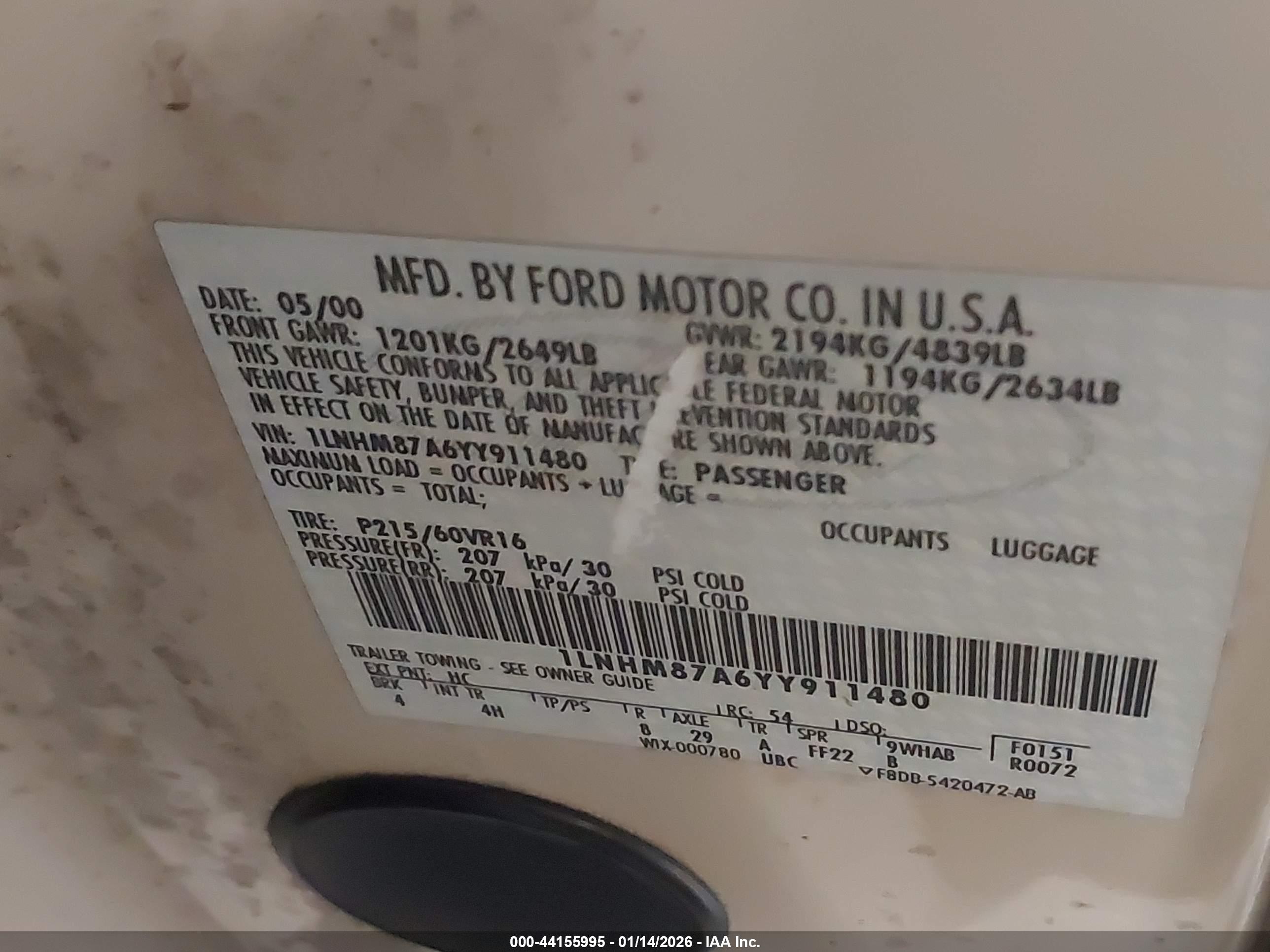 LINCOLN LS image 9